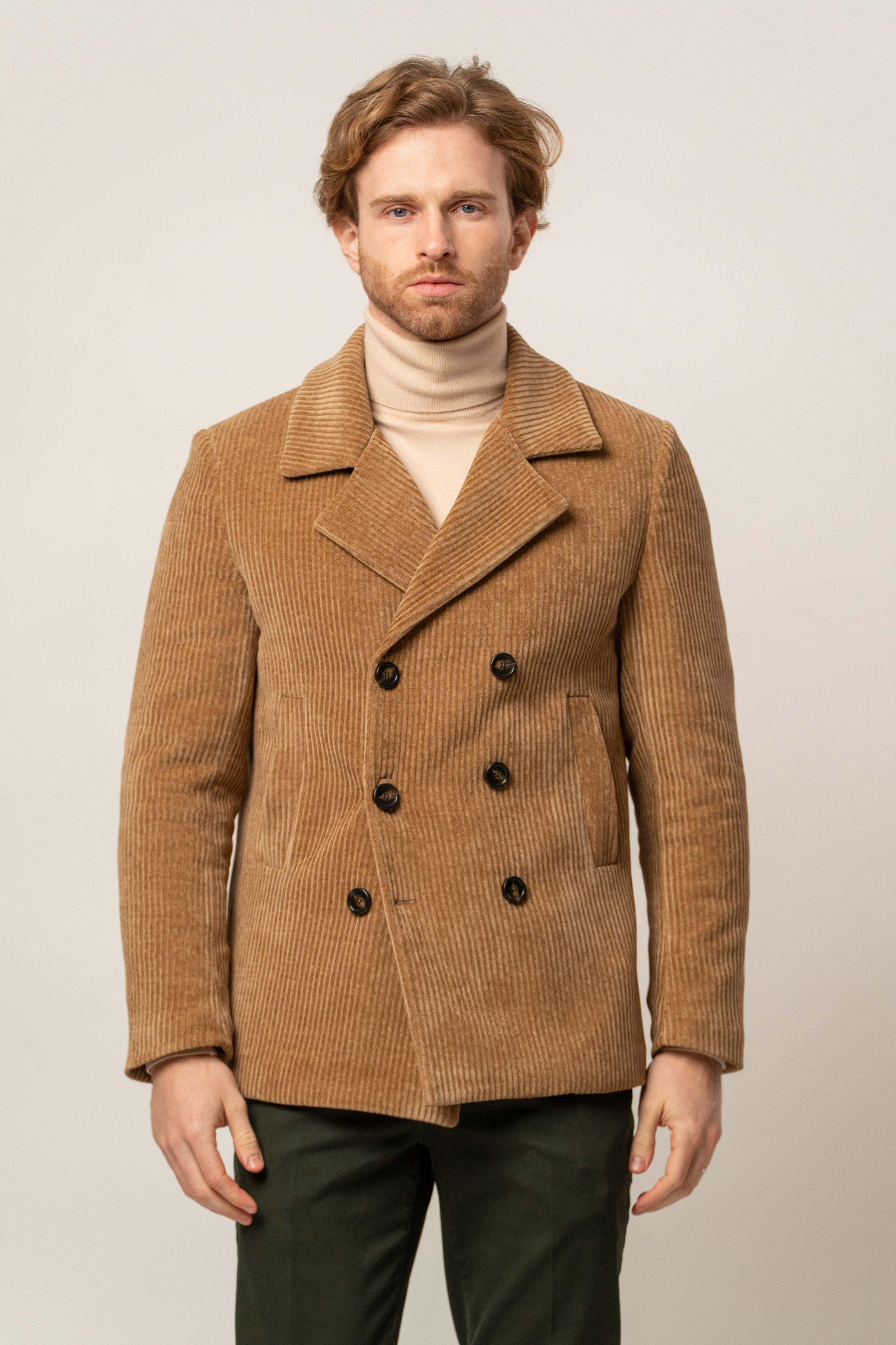 Cappotto velluto rocciatore Cammello - Karl Mommoo