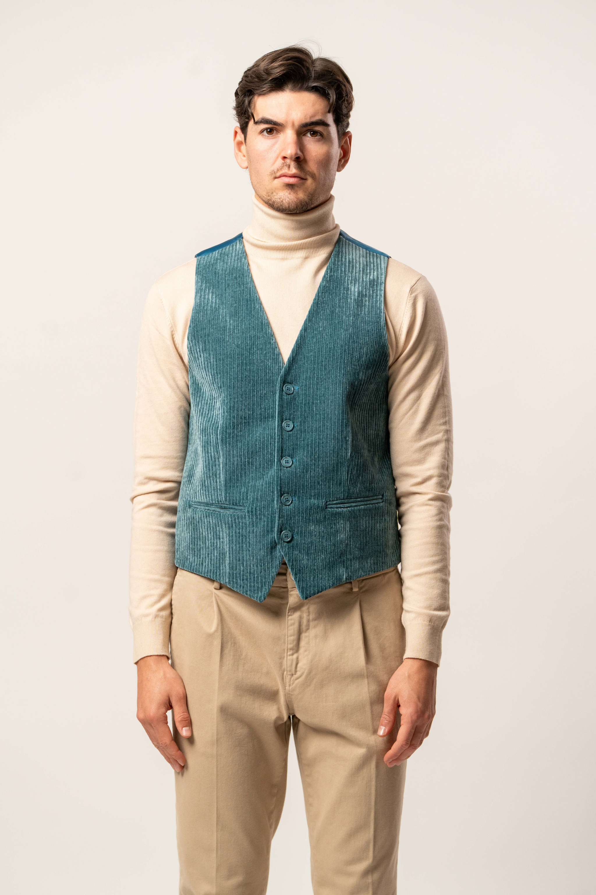 Gilet velluto - Karl mommoo