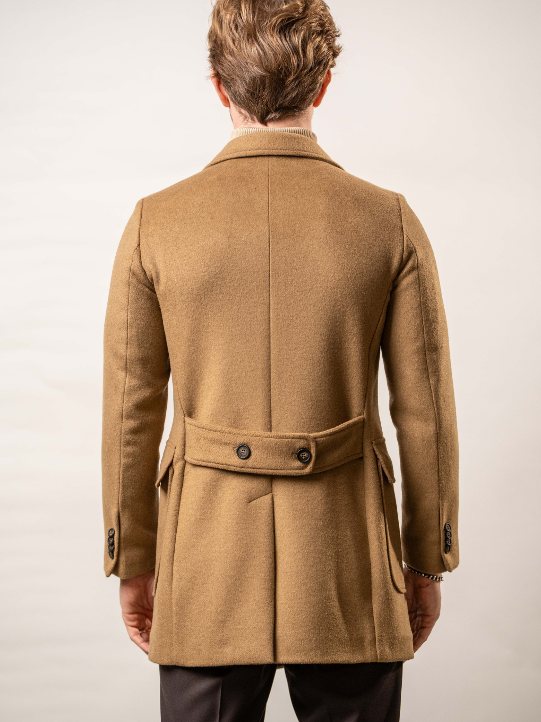 Cappotto doppiopetto in misto lana – Karl Mommoo