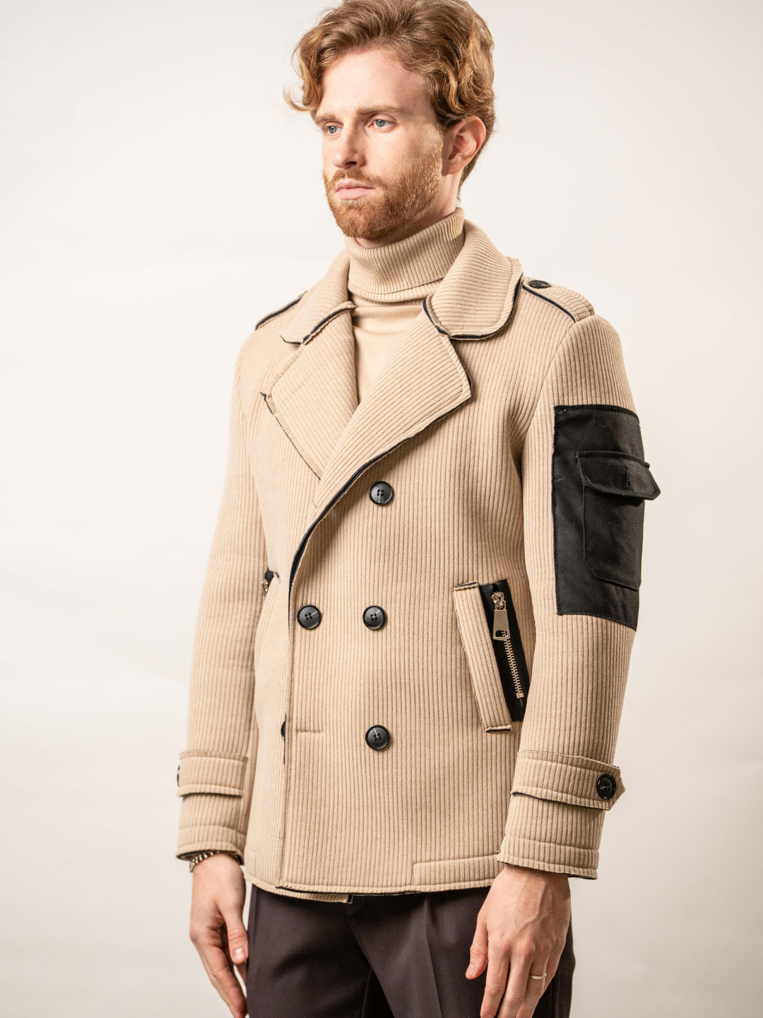 Cappotto in ciniglia taglio vivo – Karl Mommoo