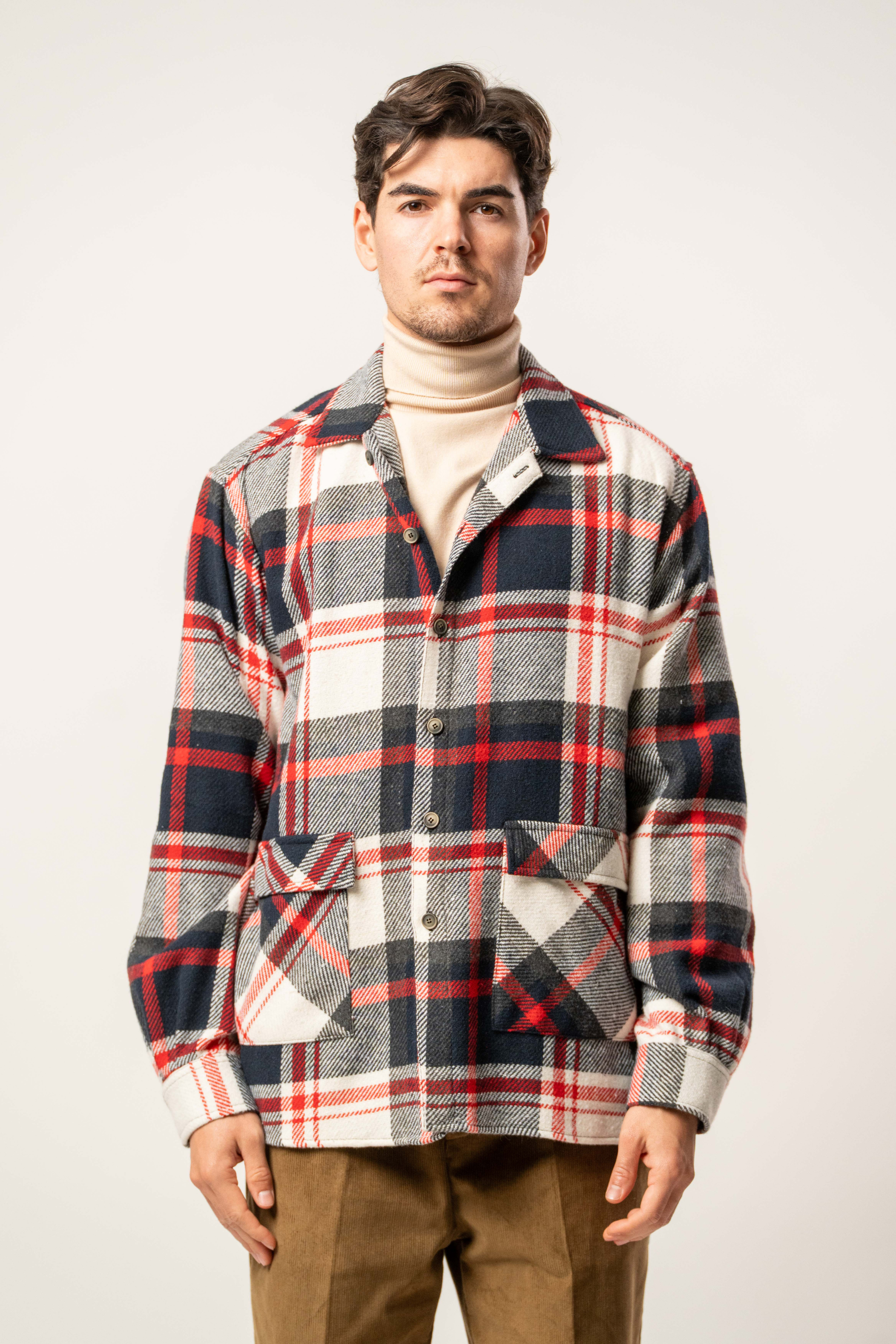 Camicia overshirt a quadri