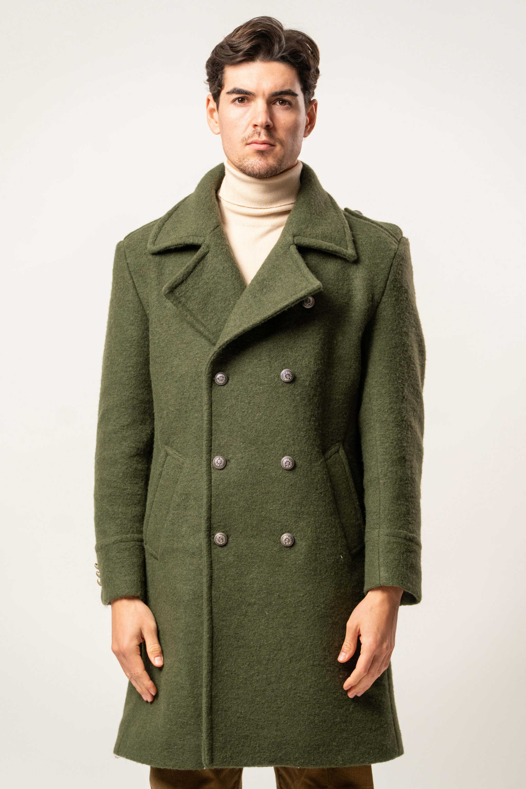 Cappotto Misto Lana Doppiopetto