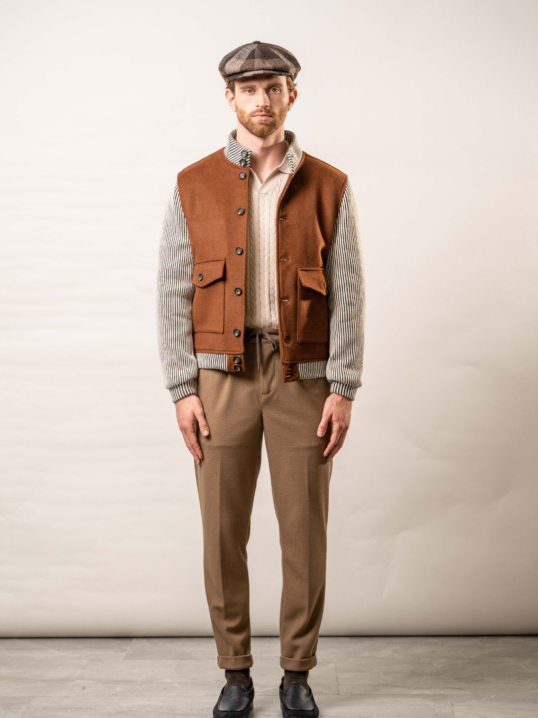 Giubbotto misto lana - Karl Mommoo