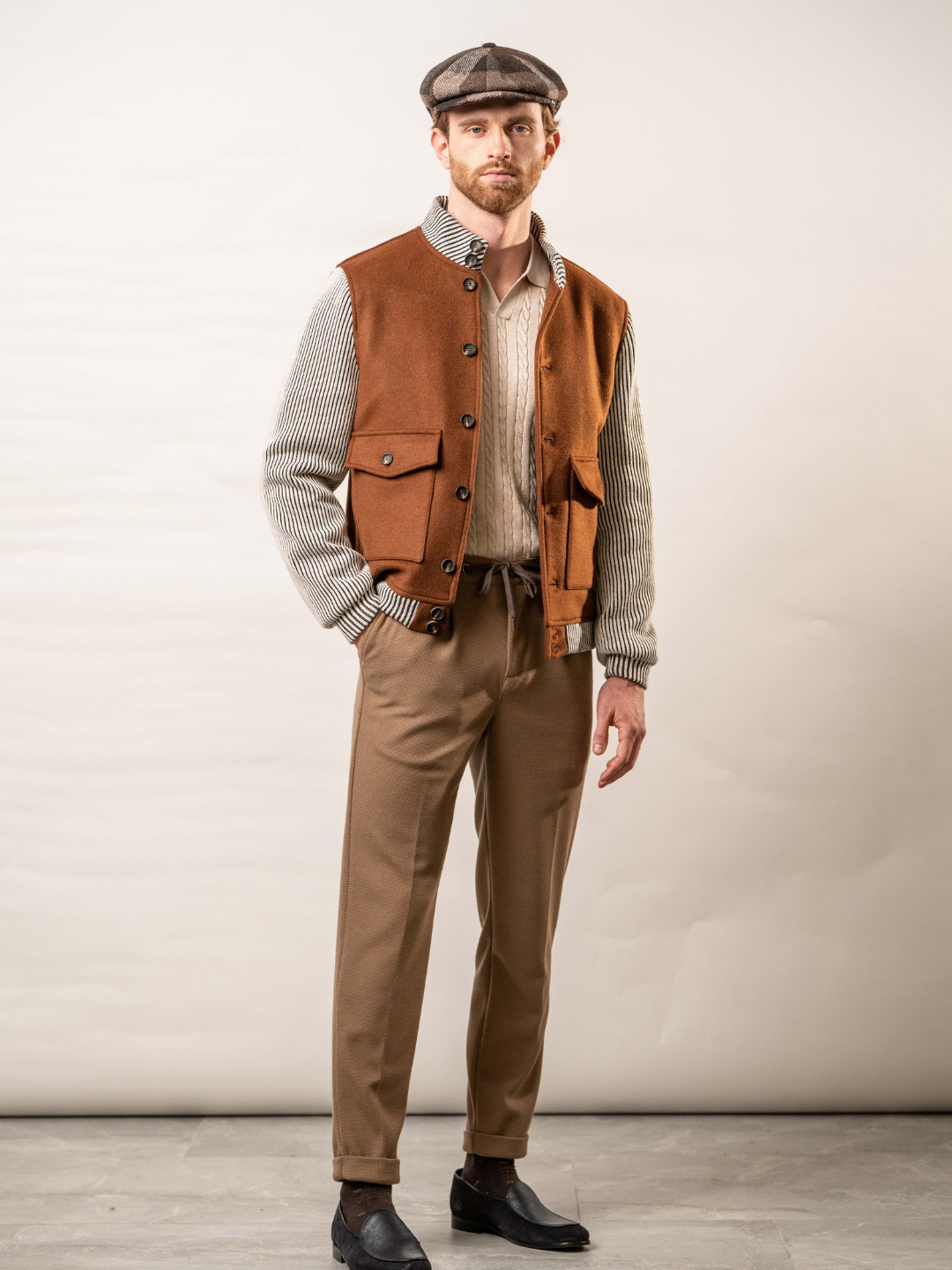 Giubbotto misto lana - Karl Mommoo