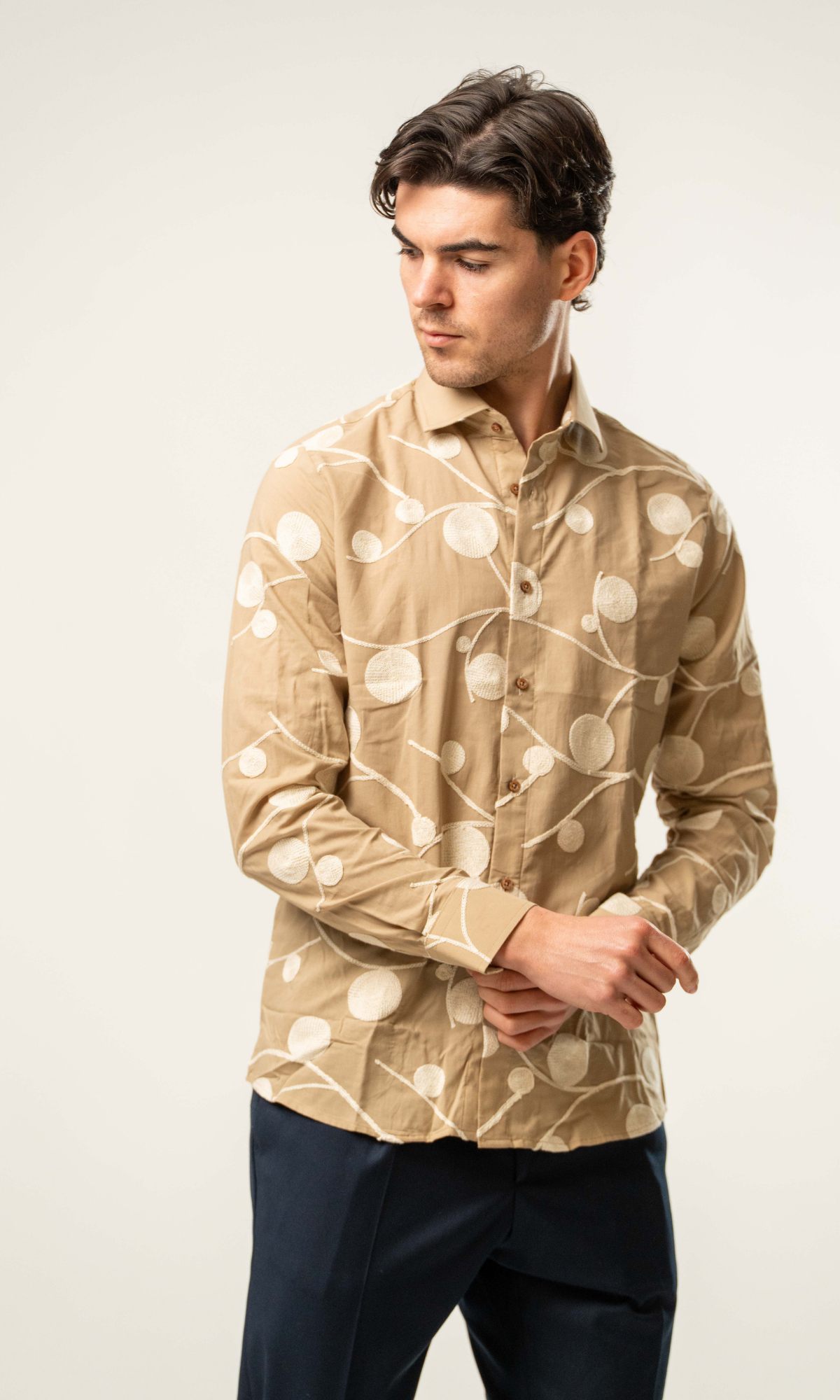 Camicia ricamo - Karl mommoo