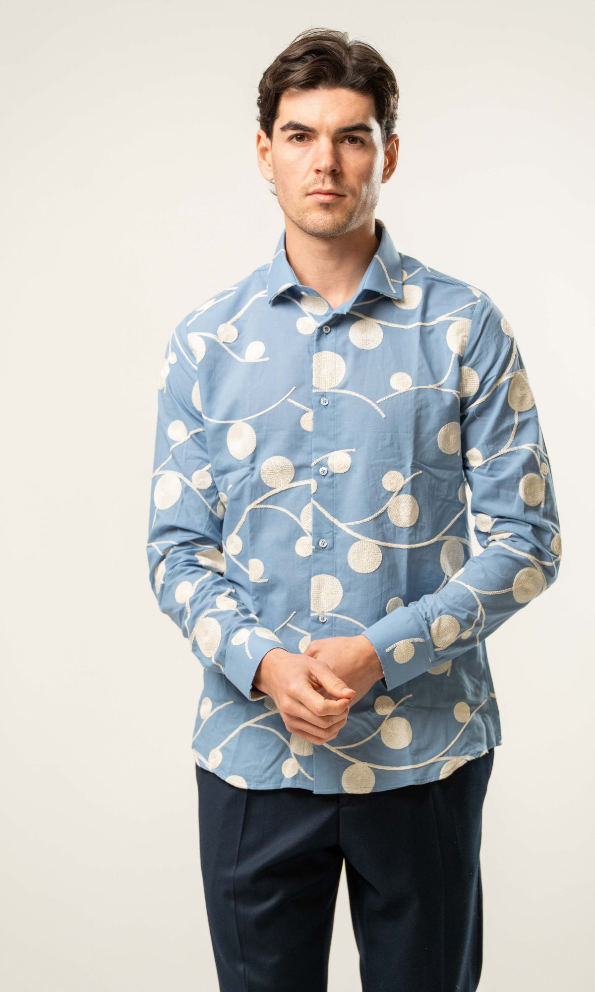 Camicia ricamo - Karl mommoo