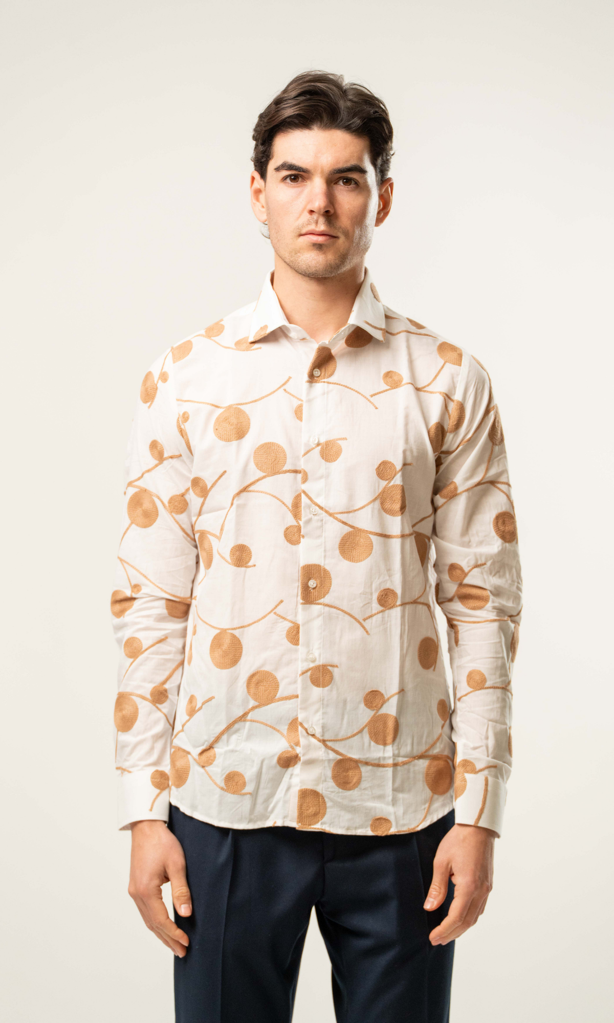 Camicia ricamo - Karl mommoo