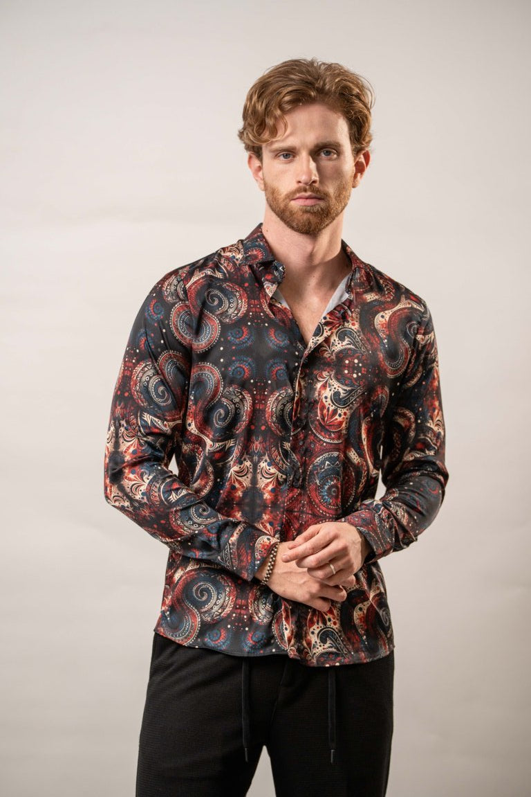 Camicia fantasia paisley - Karl Mommoo