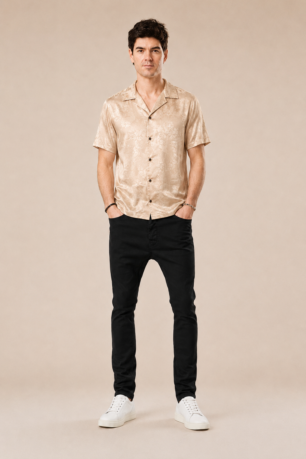 Camicia Bowling 100% viscosa