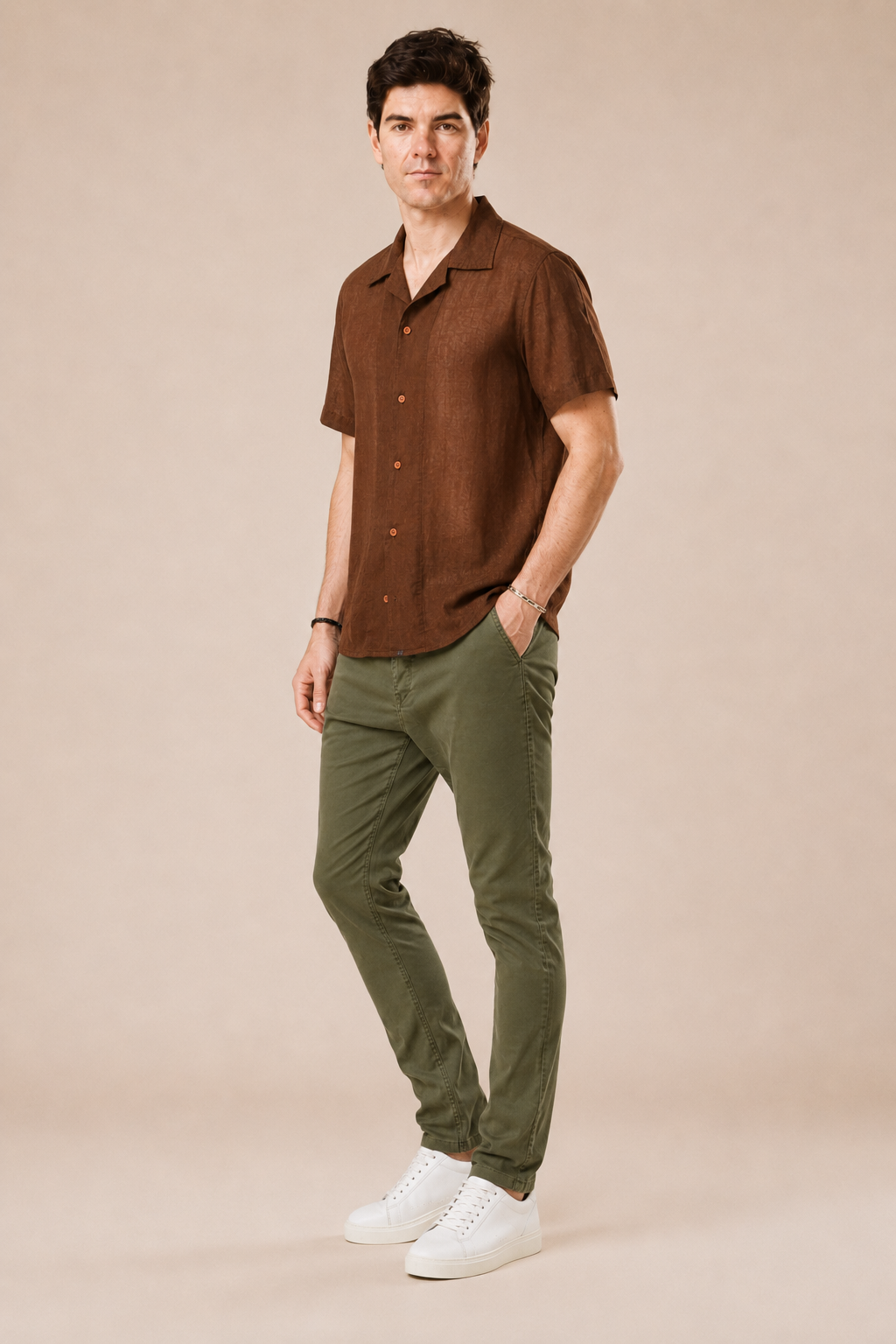 Camicia Bowling 100% Cotone
