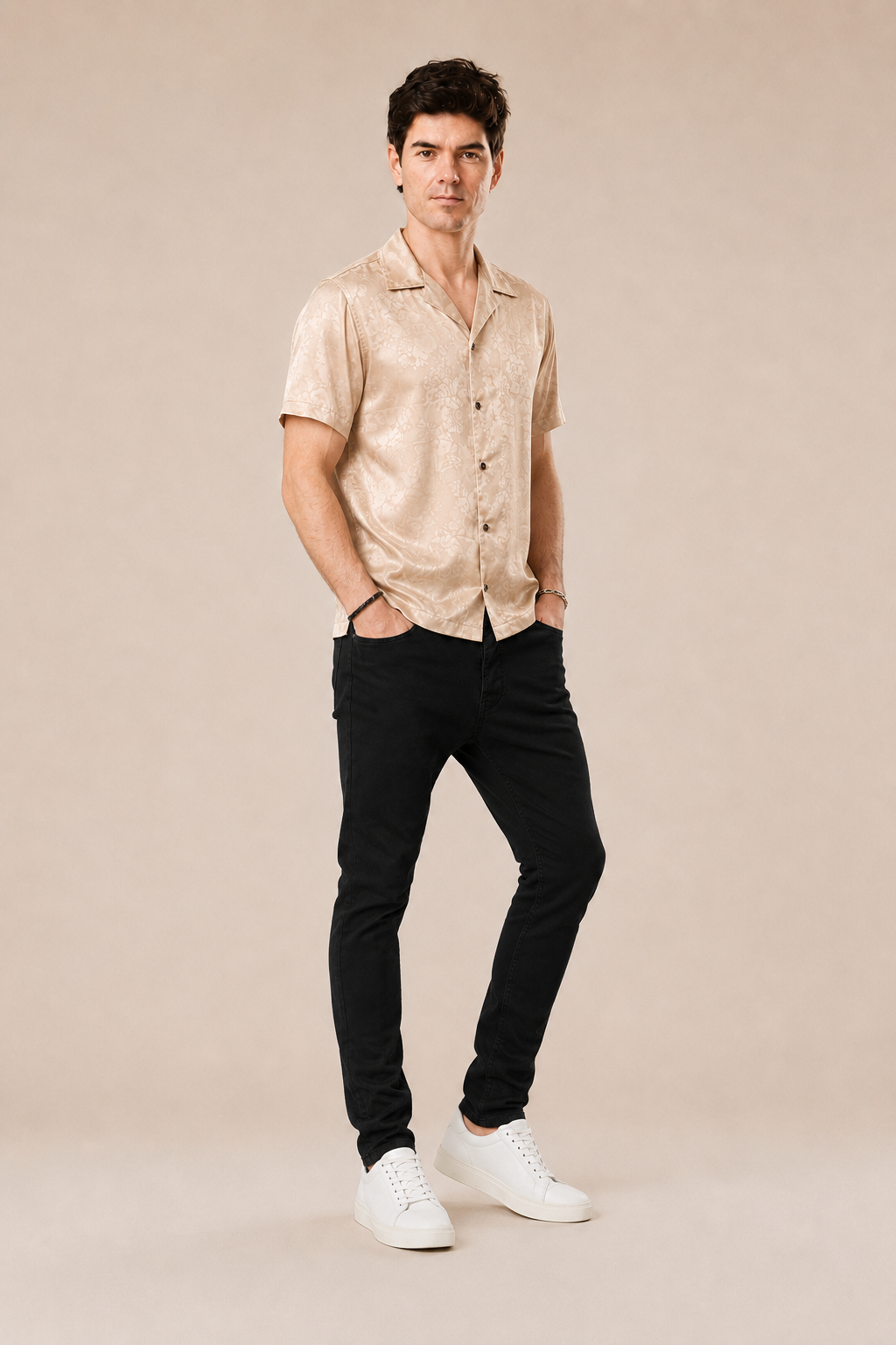 Camicia Bowling 100% viscosa