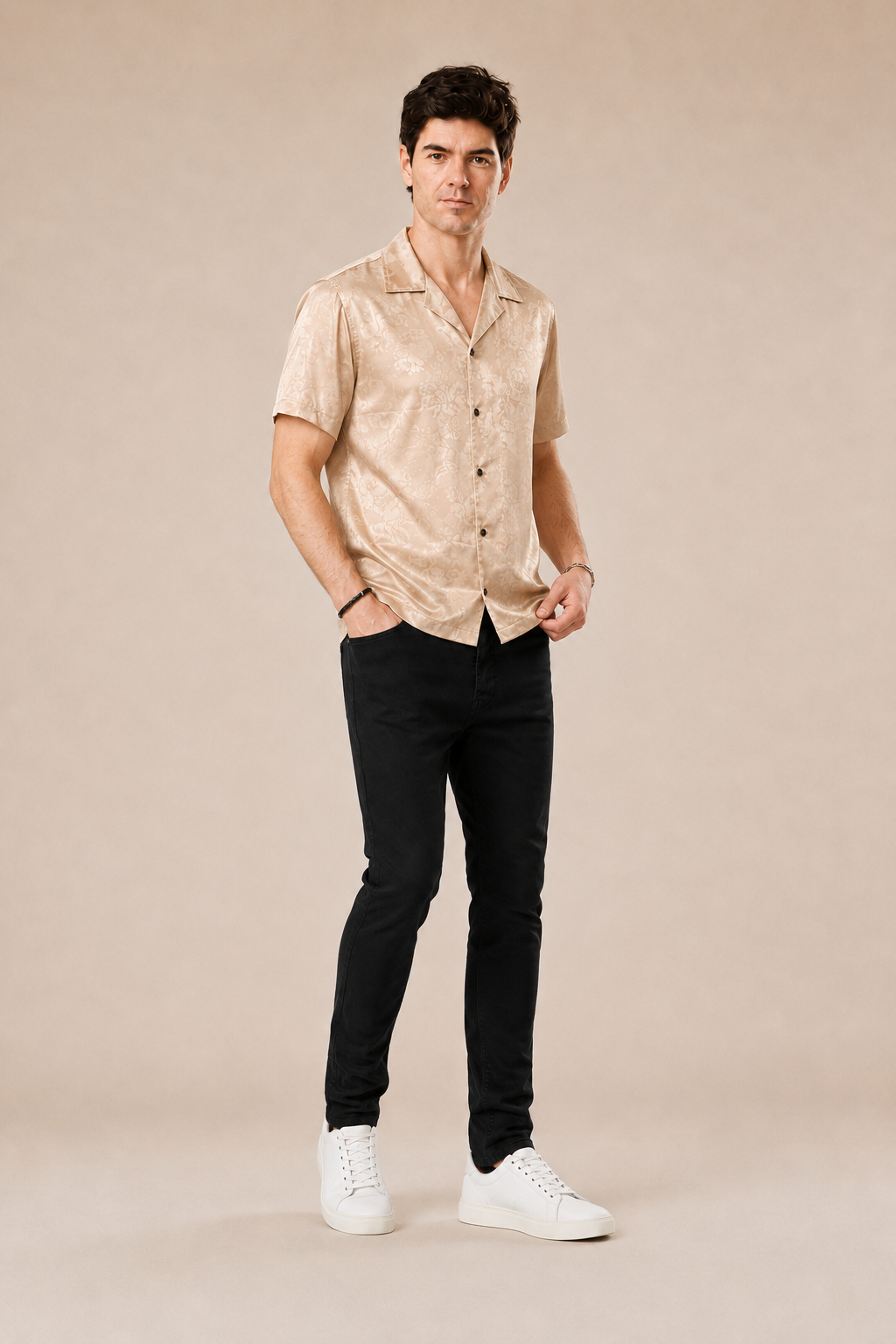 Camicia Bowling 100% viscosa