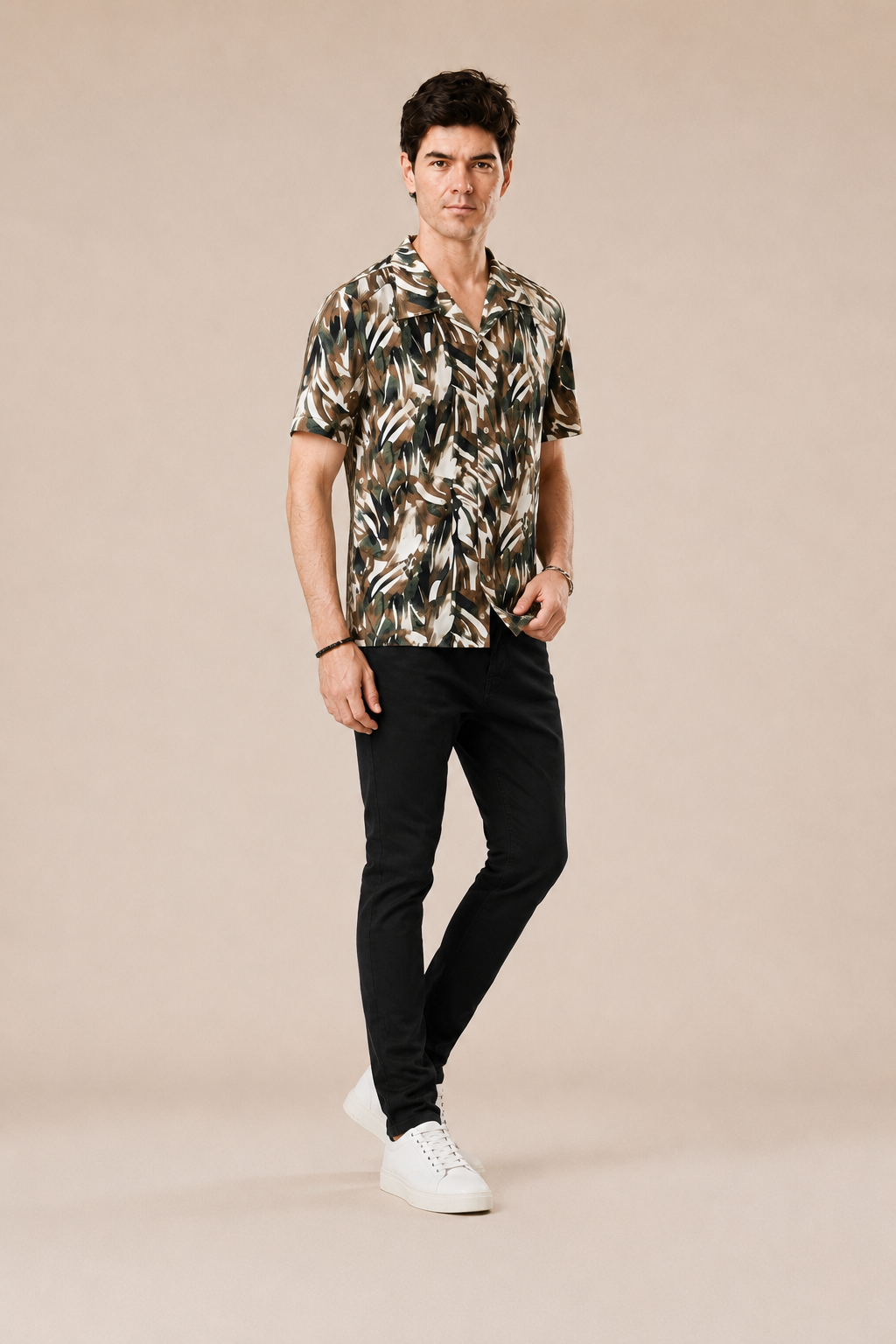 Camicia Bowling 100% viscosa