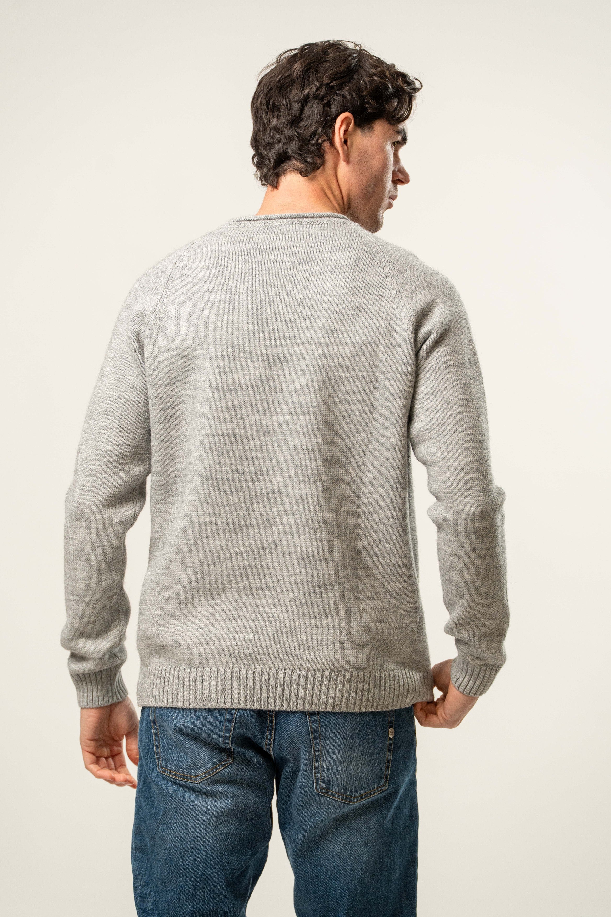 Maglia uomo girocollo in maglia fine