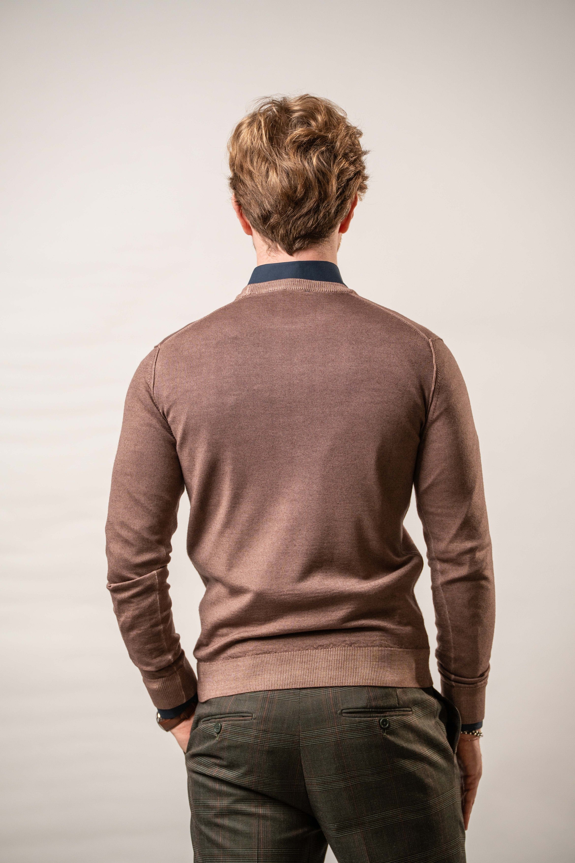 Maglia girocollo in 100% lana merino – Karl Mommoo