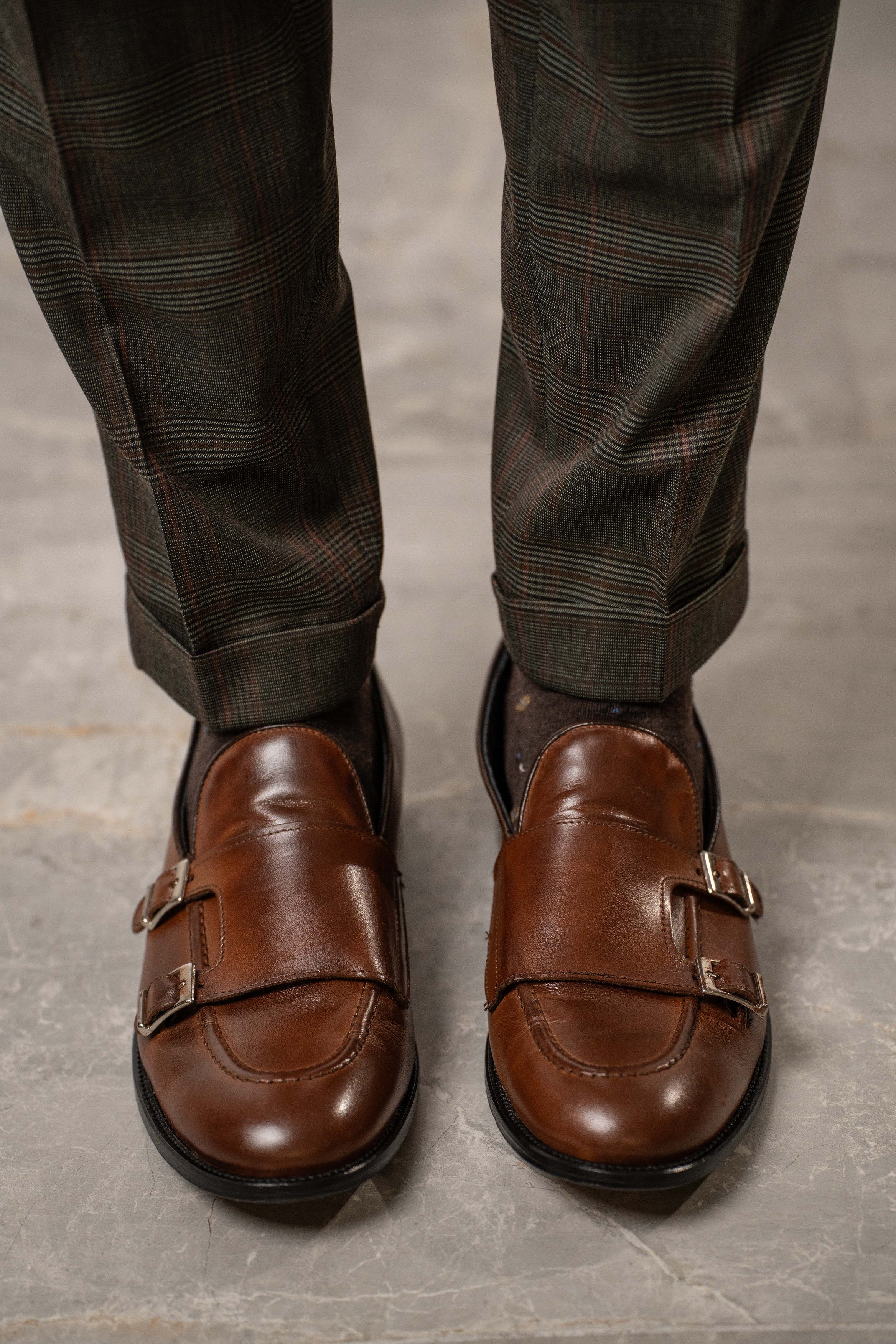 Doppia fibbia in vera pelle – Karl Mommoo