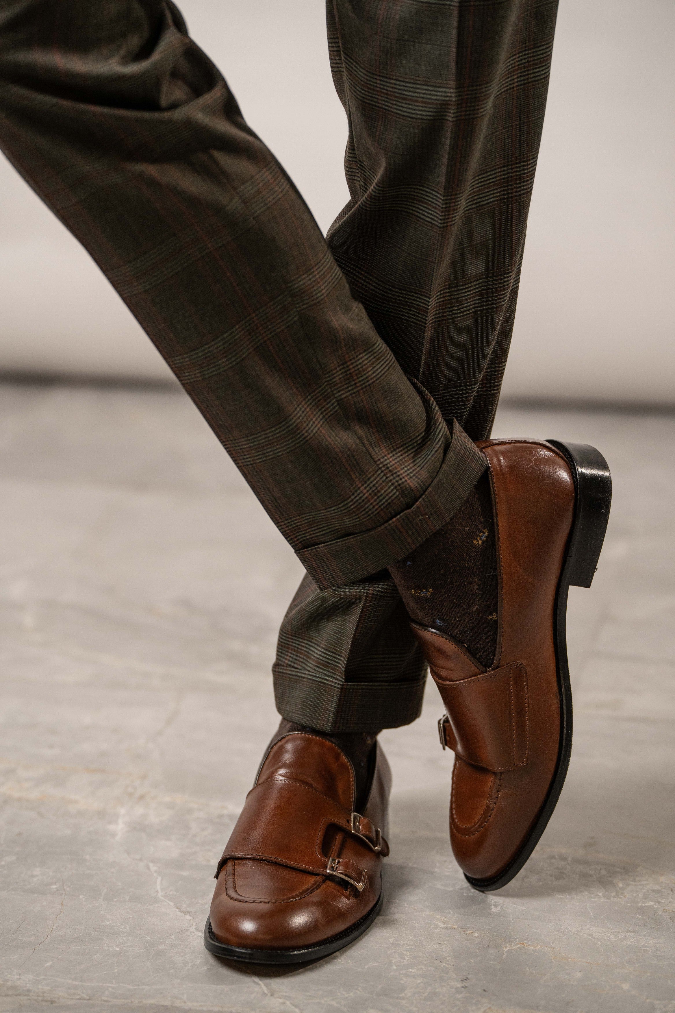 Doppia fibbia in vera pelle – Karl Mommoo