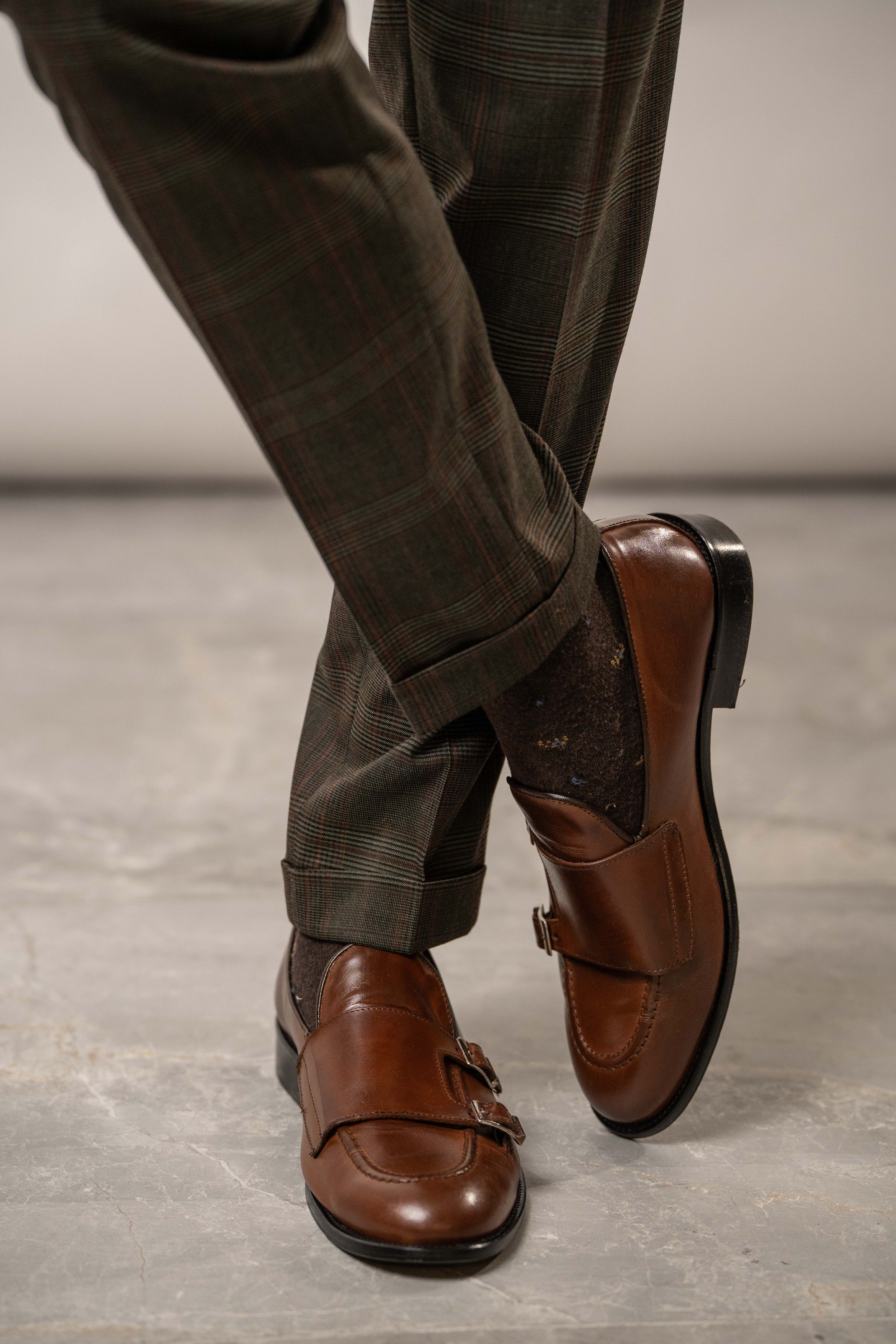 Doppia fibbia in vera pelle – Karl Mommoo