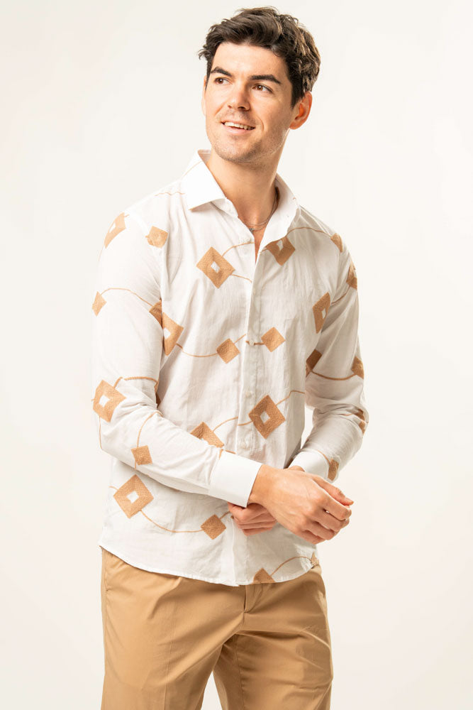 Camicia Ricamo