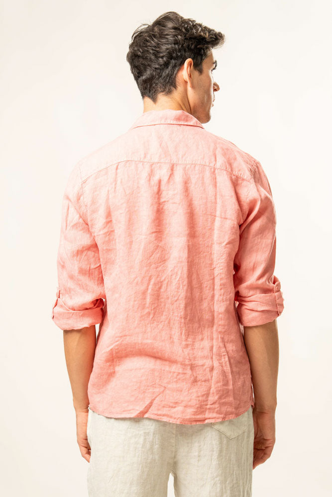 Camicia manica lunga 100% Lino