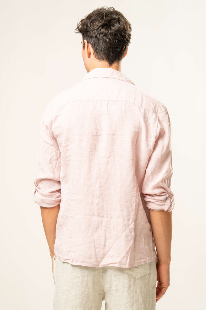 Camicia manica lunga 100% Lino
