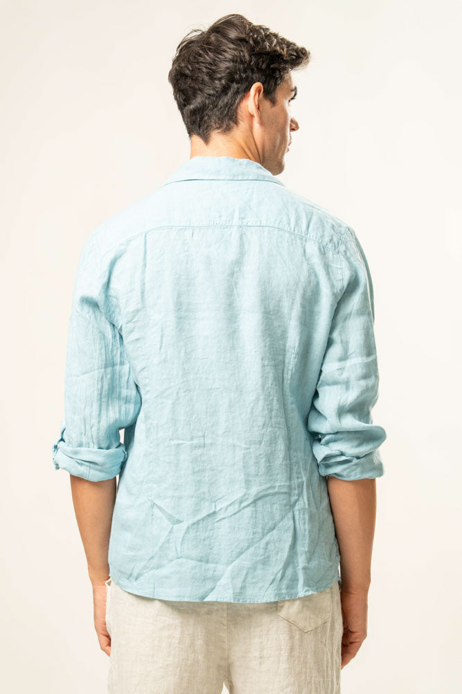 Camicia manica lunga 100% Lino