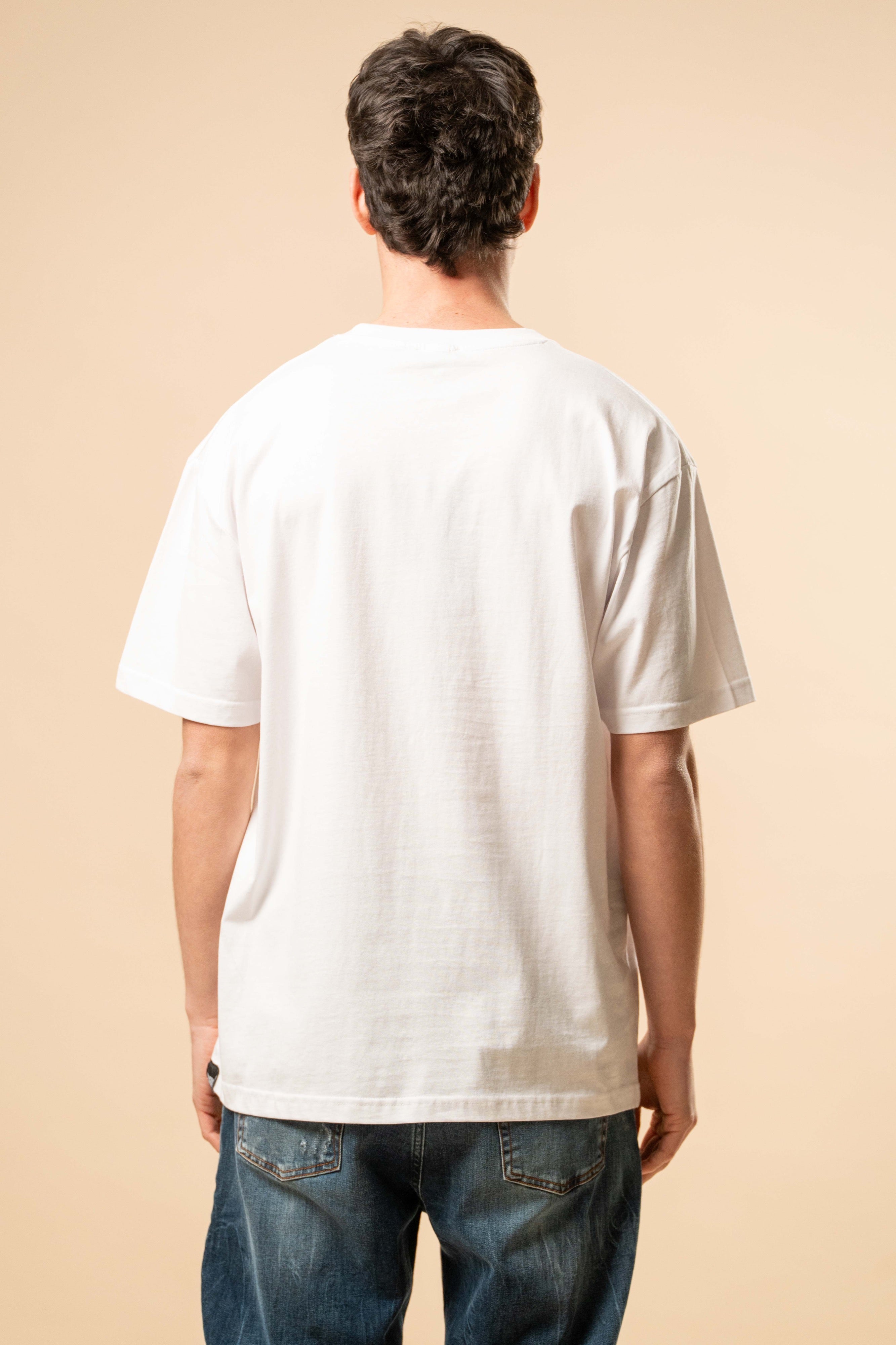 T-Shirt Over Fit 100% Cotone TEE OVER – Bianco