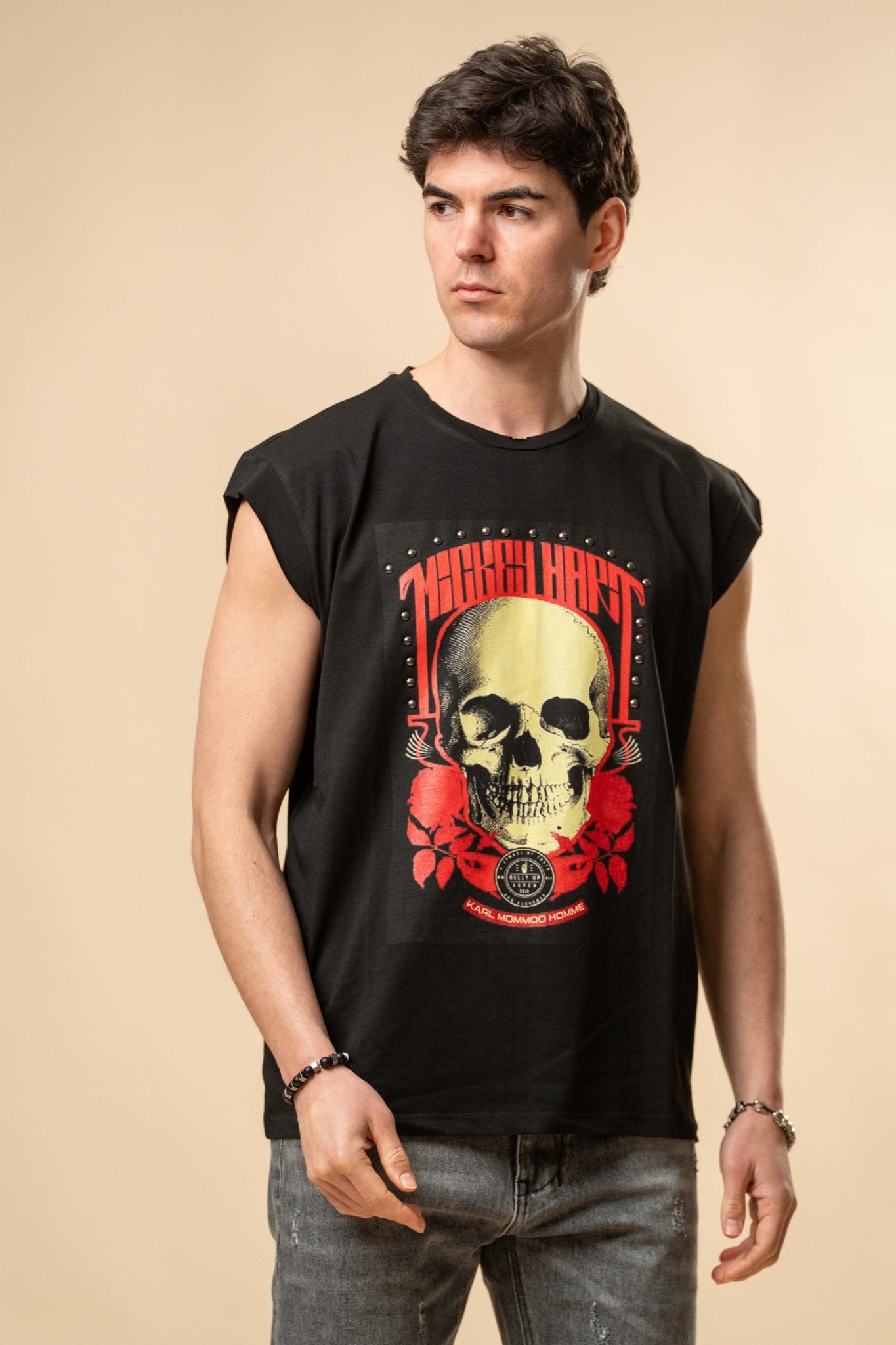 Tank Top uomo stampa skull