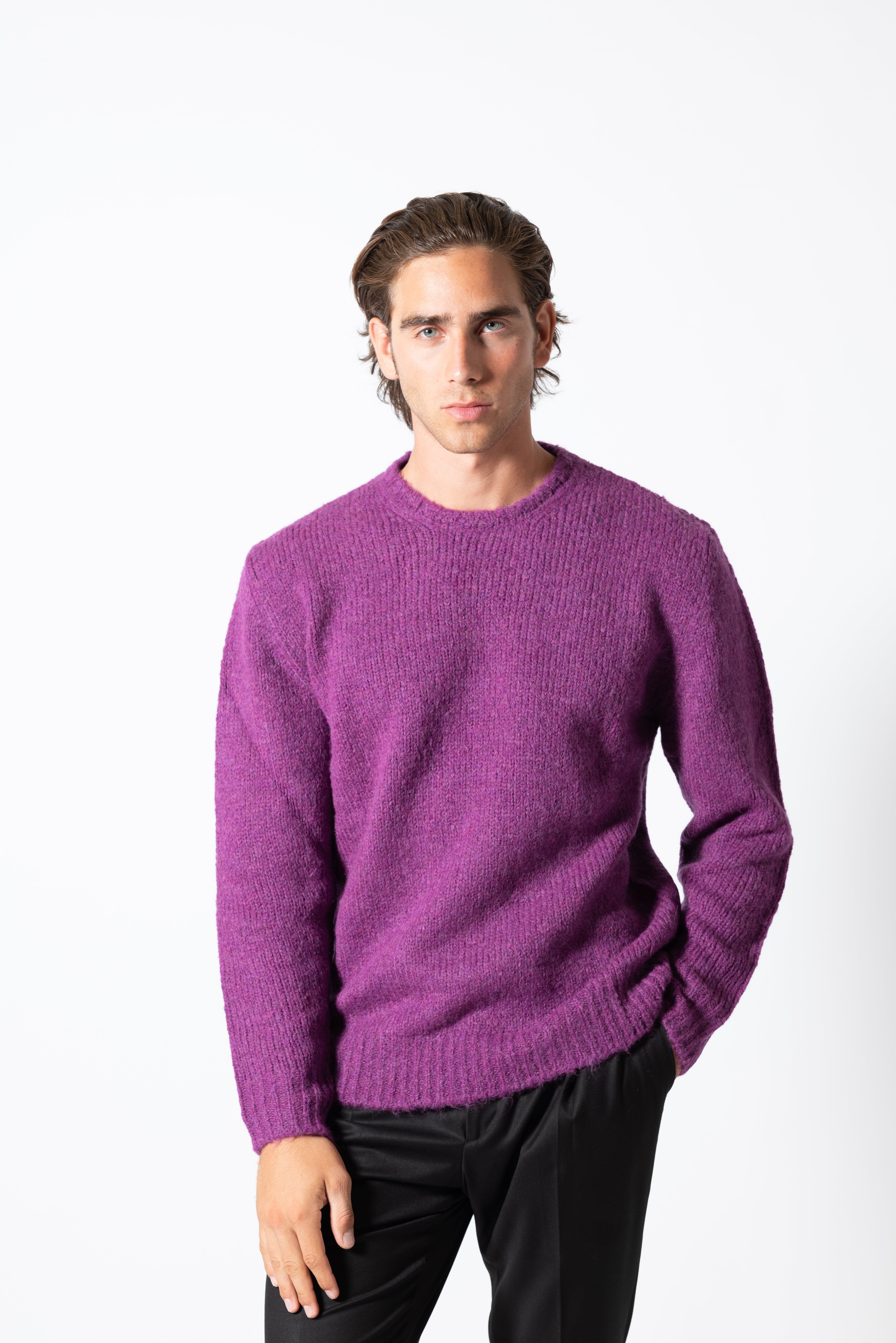 Maglione Viola Iconico – Karl Mommoo