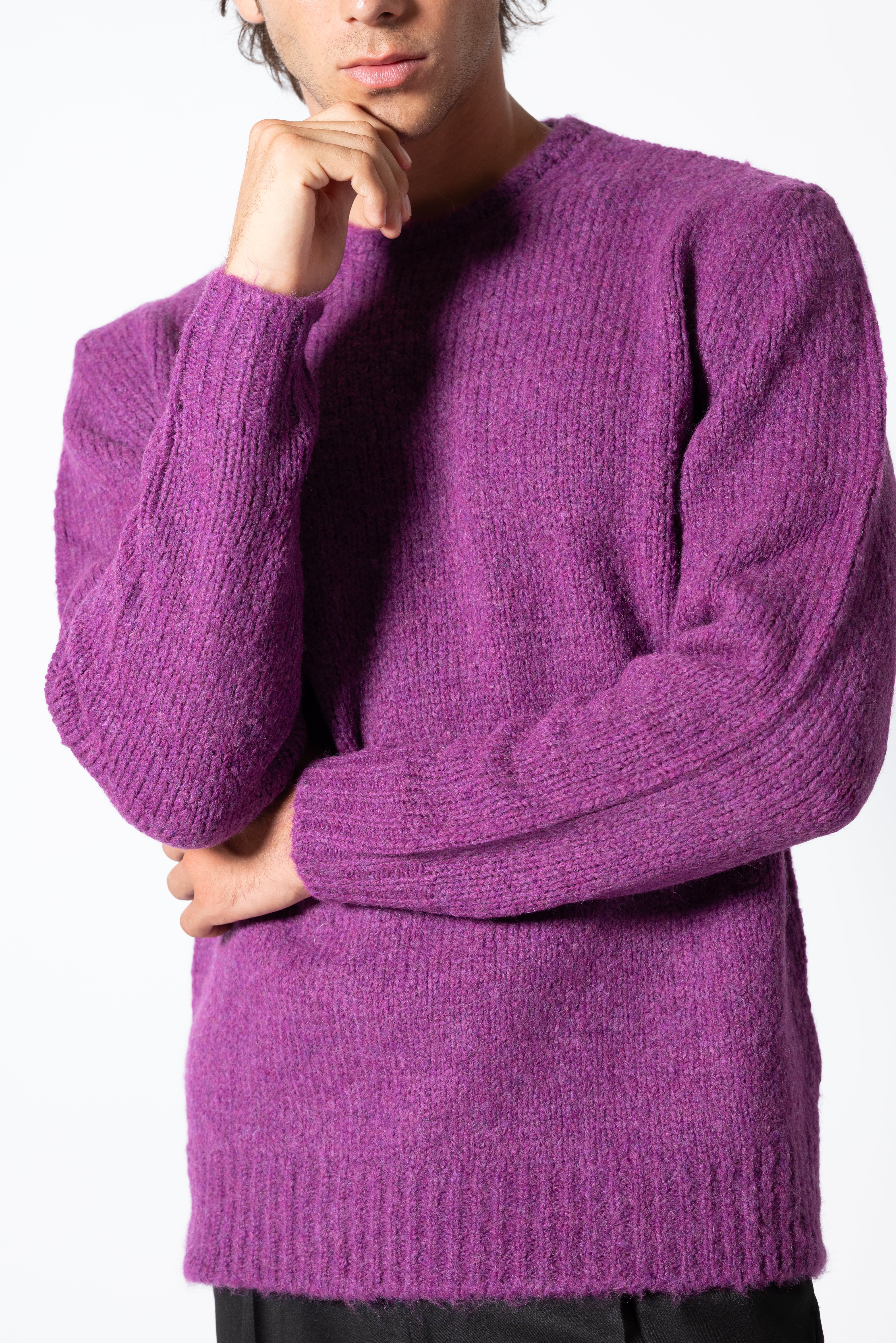 Maglione Viola Iconico – Karl Mommoo