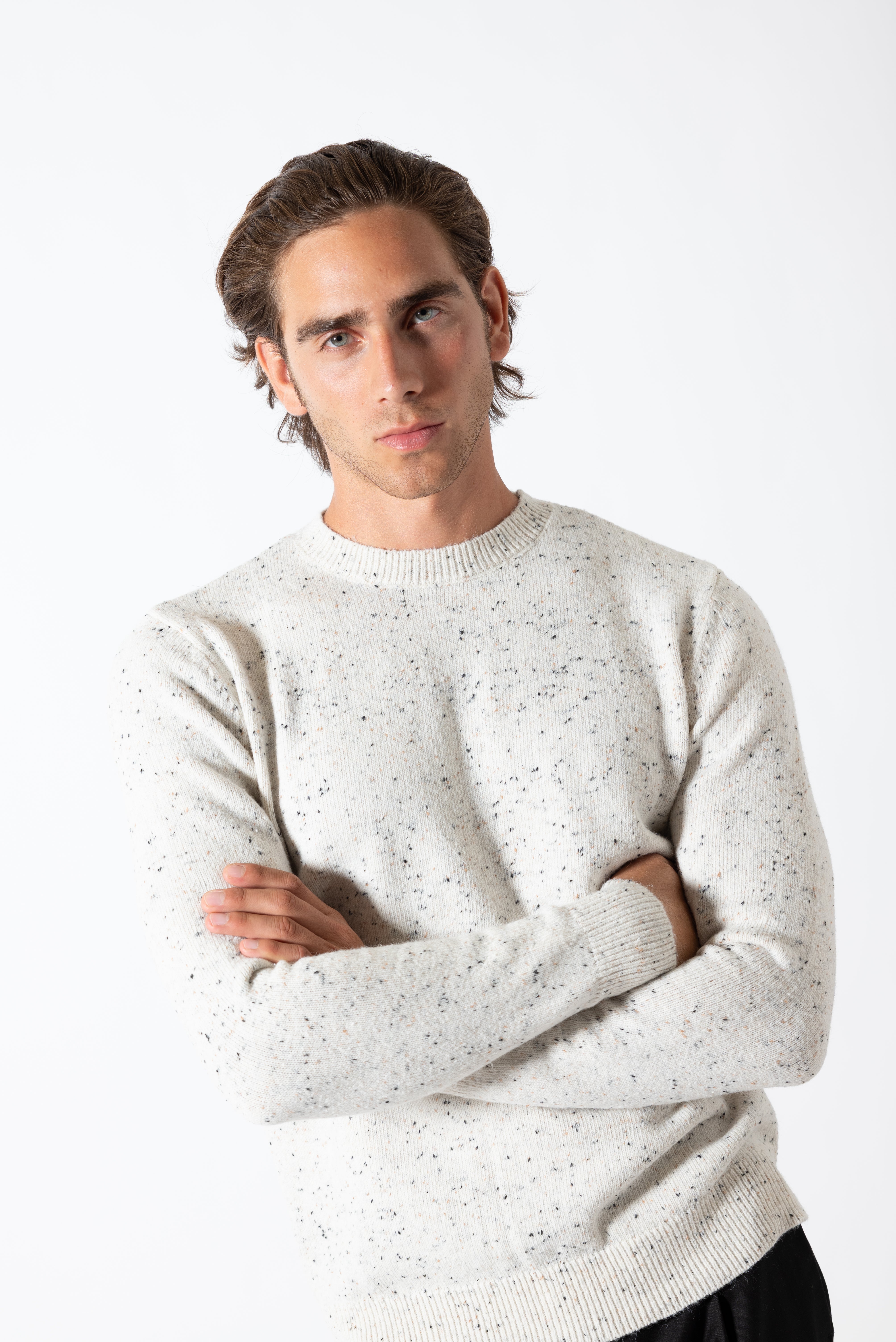 Maglione Panna Melange – Karl Mommoo