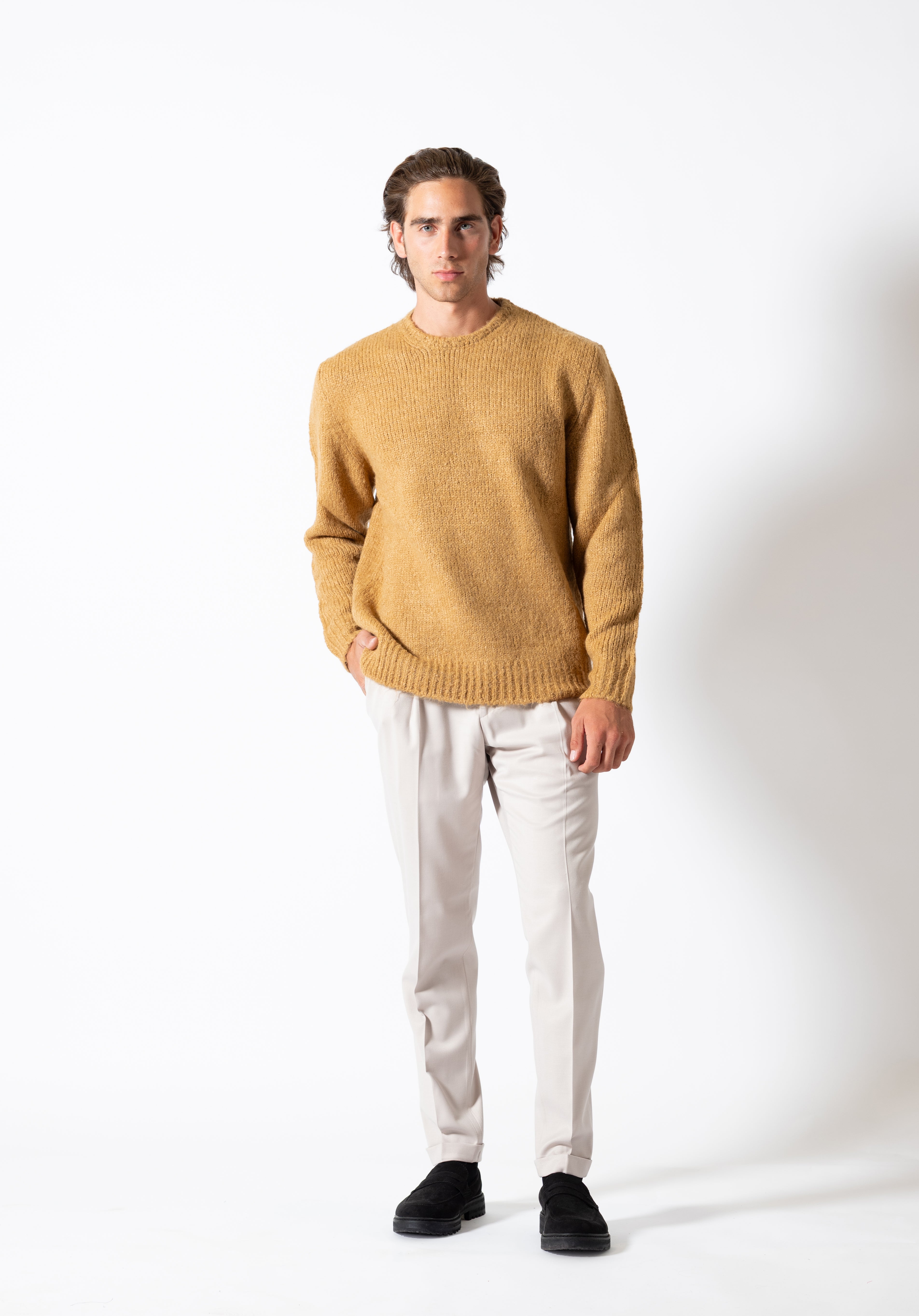 Maglione Senape Iconico – Karl Mommoo