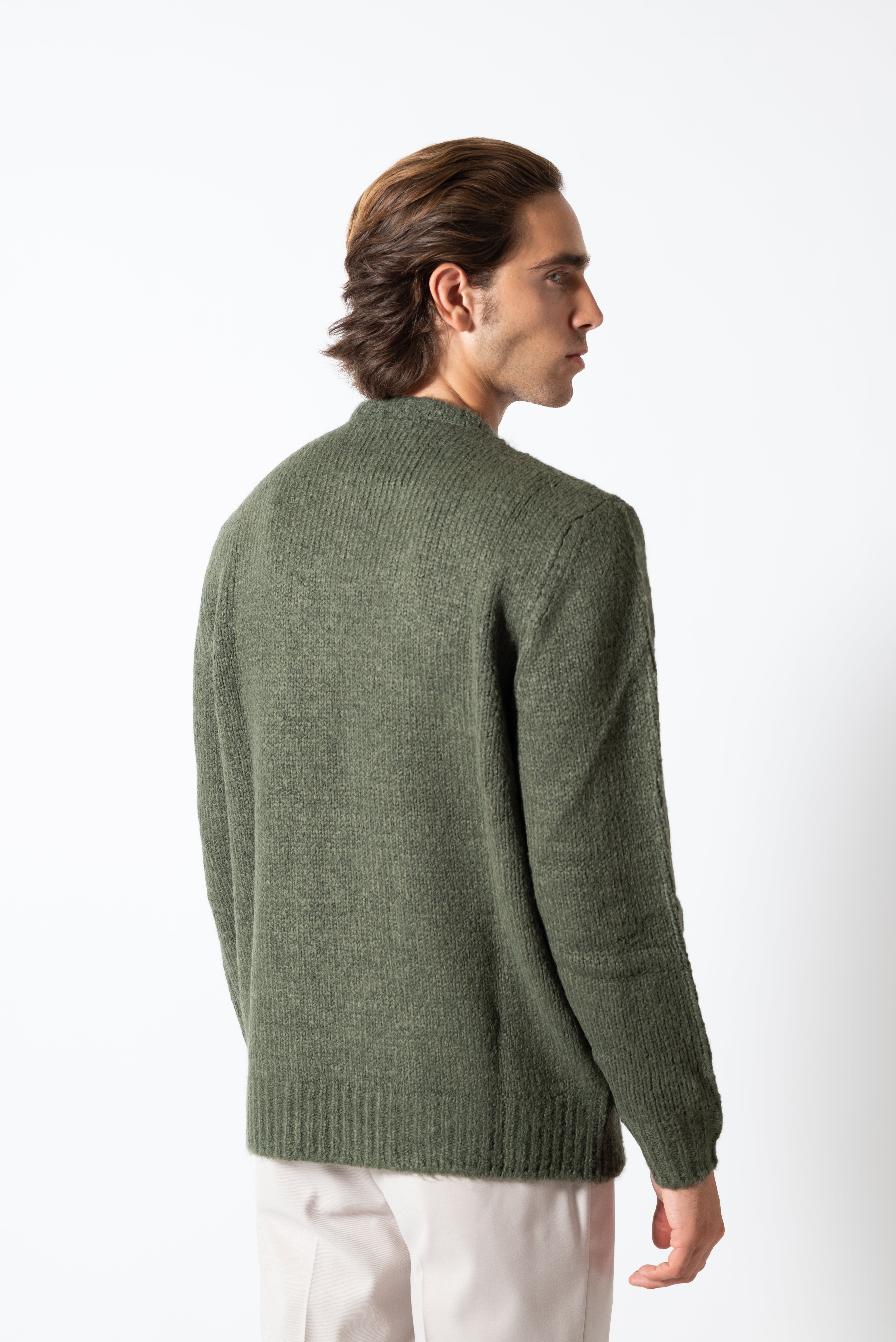 Maglione Verde Minimal – Karl Mommoo