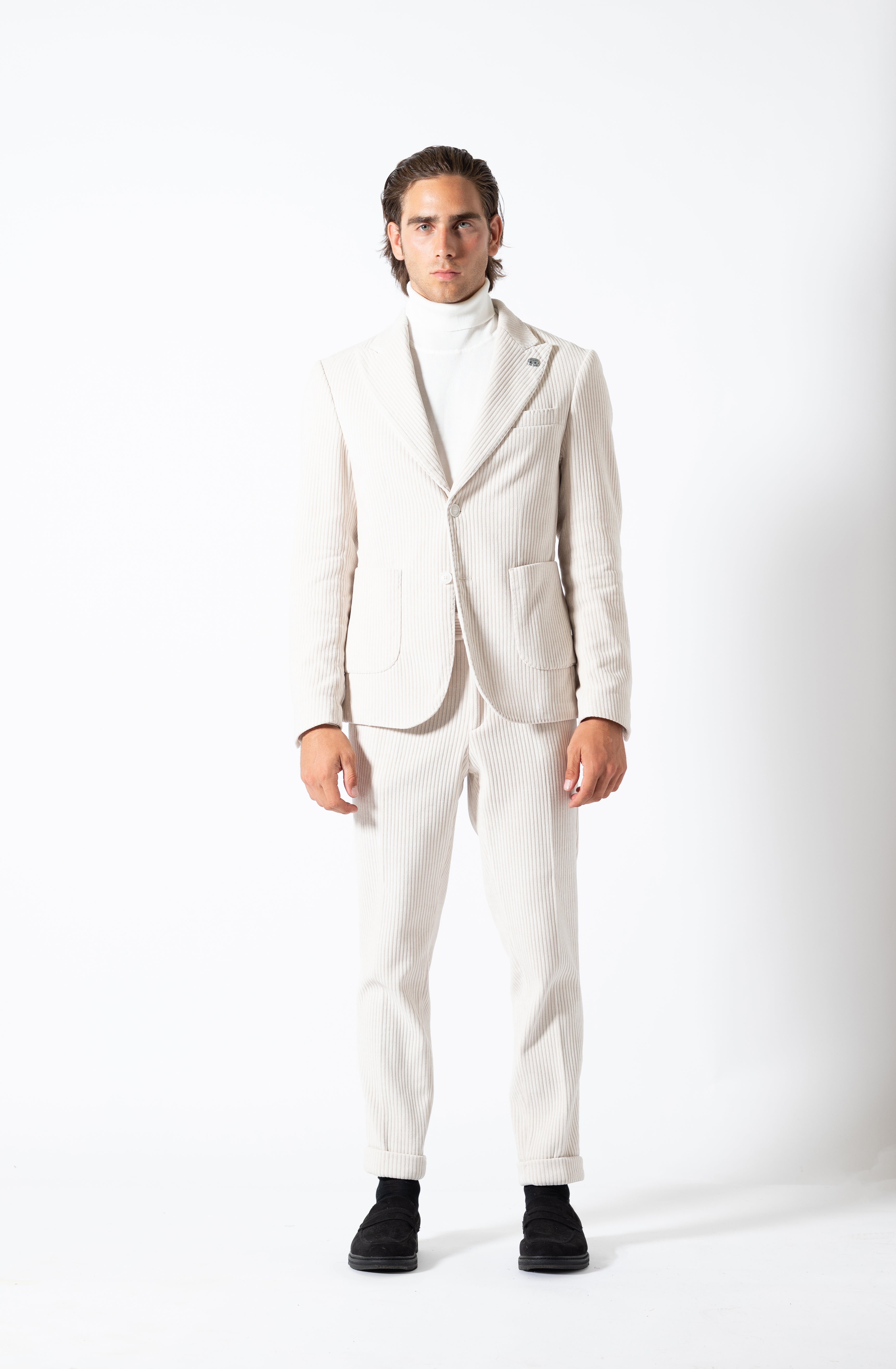 Abito in velluto BURRO – Karl Mommoo