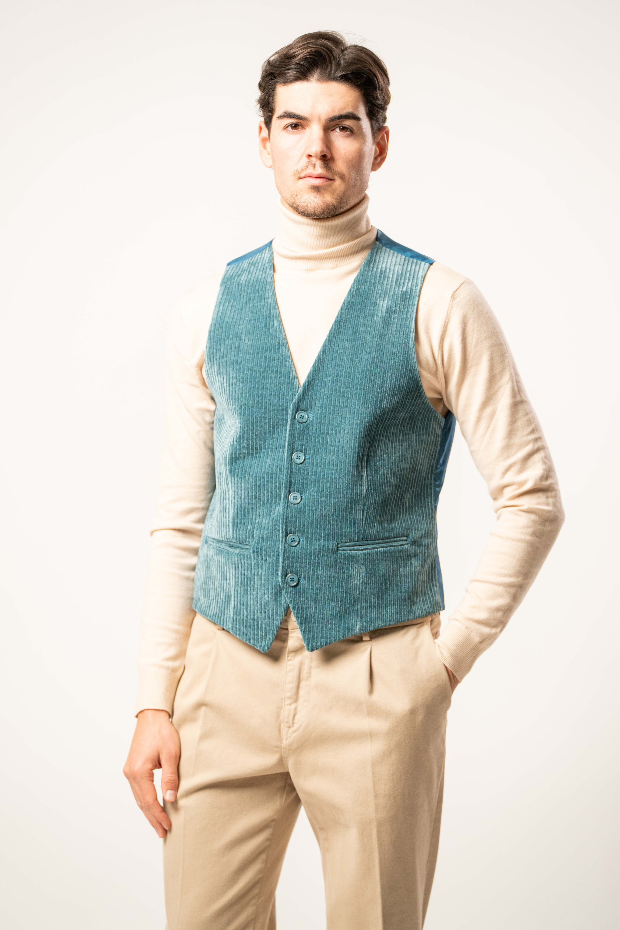 Gilet velluto - Karl mommoo