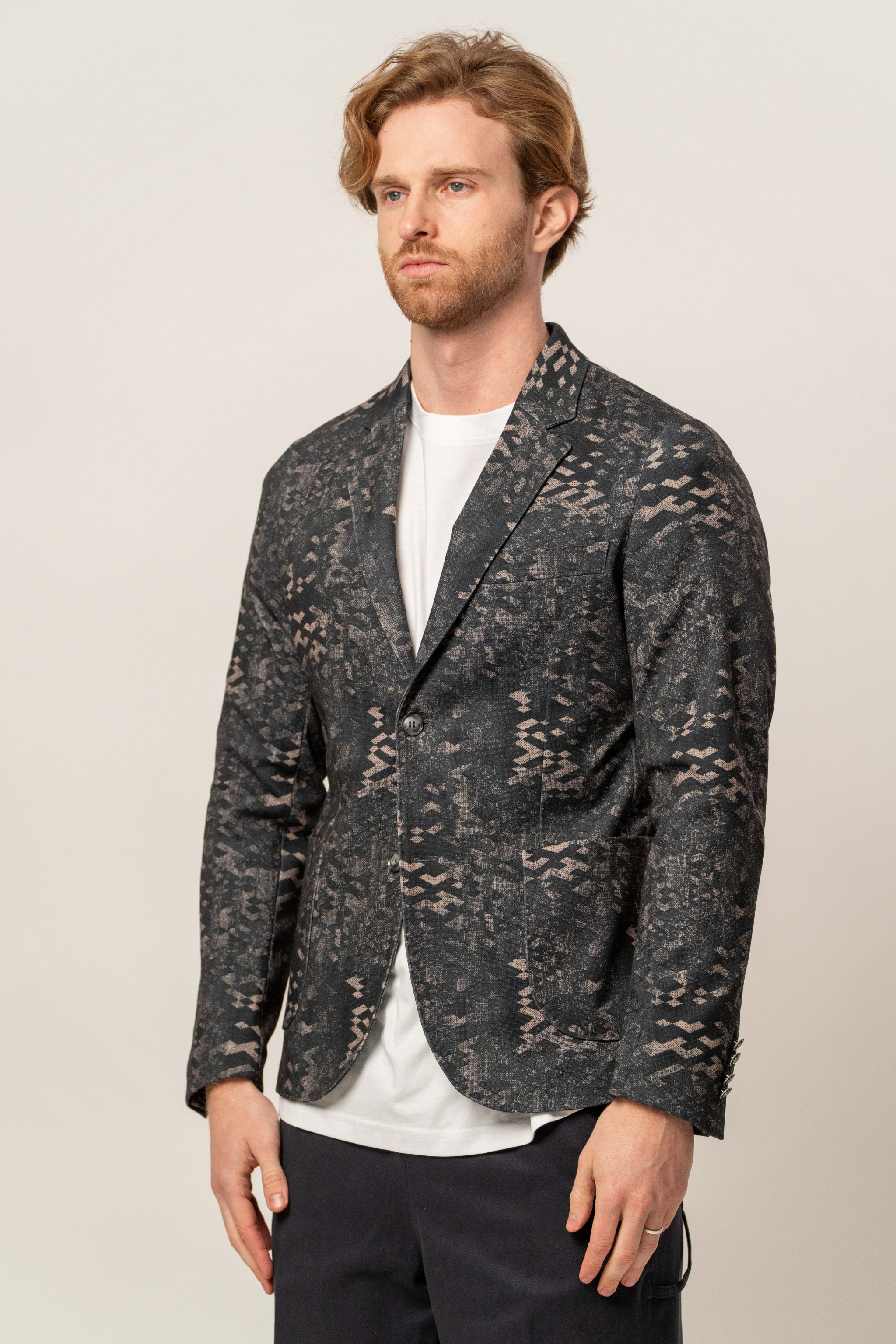 Giacca punto Milano fantasia – Karl Mommoo