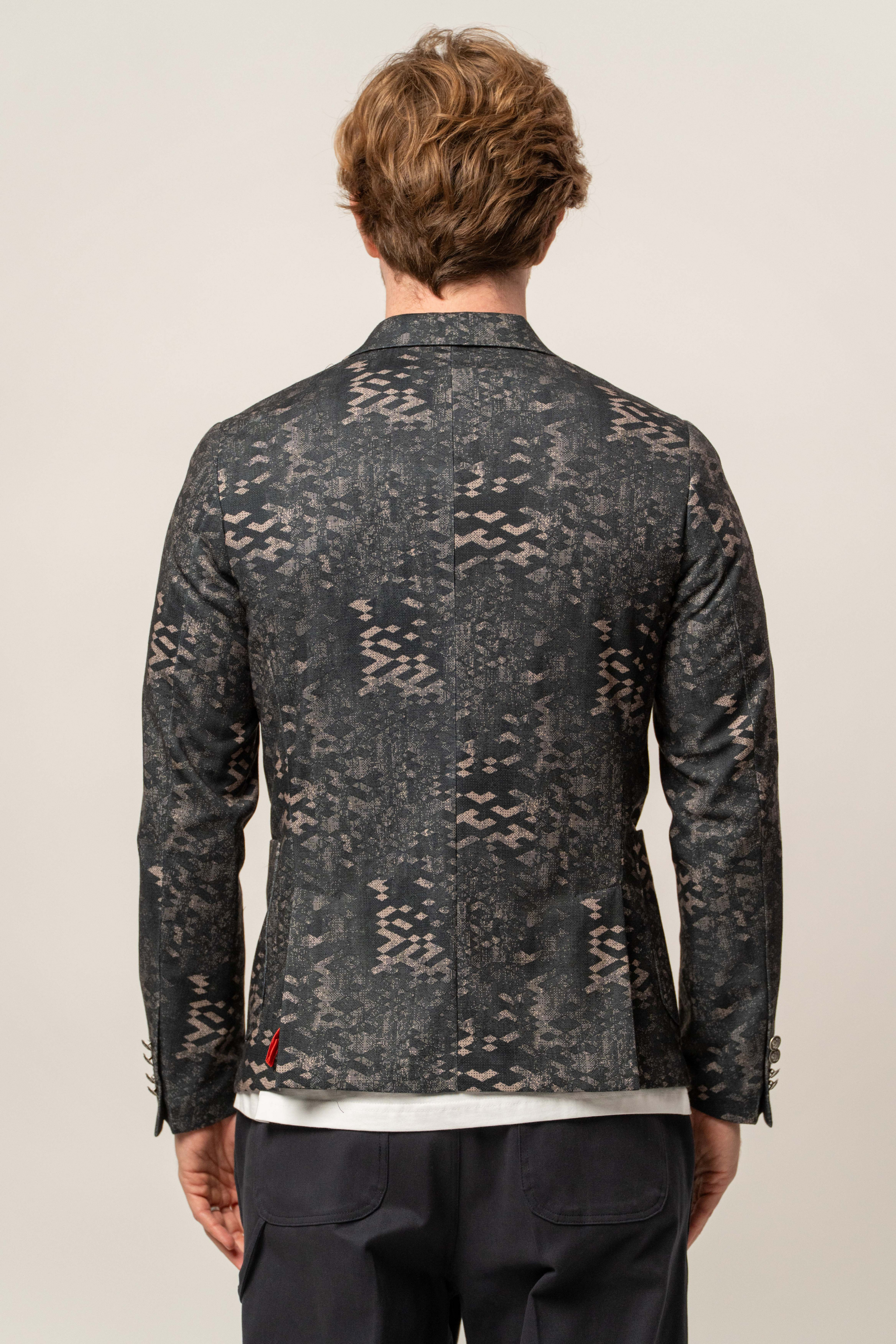 Giacca punto Milano fantasia – Karl Mommoo