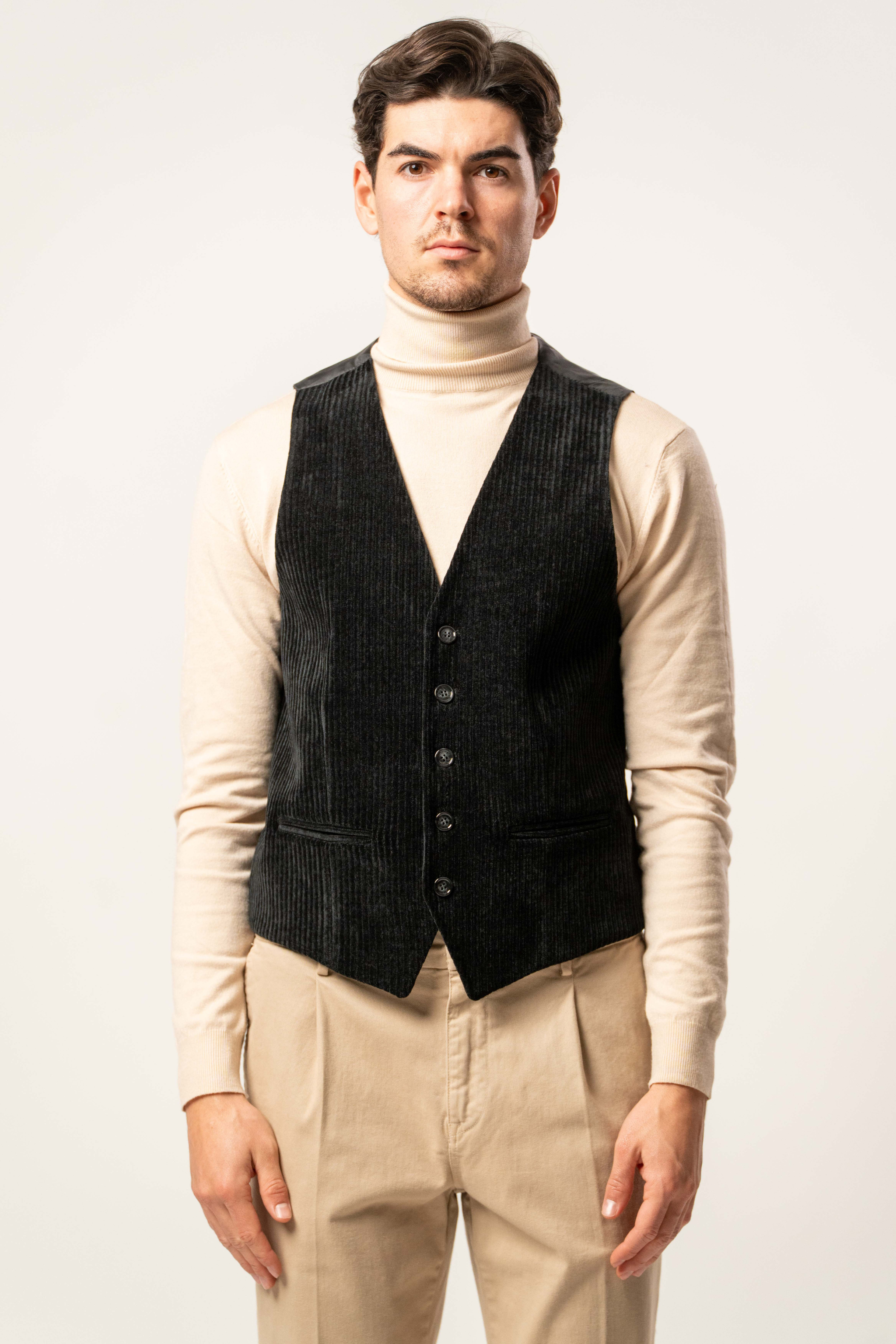 Gilet velluto - Karl mommoo