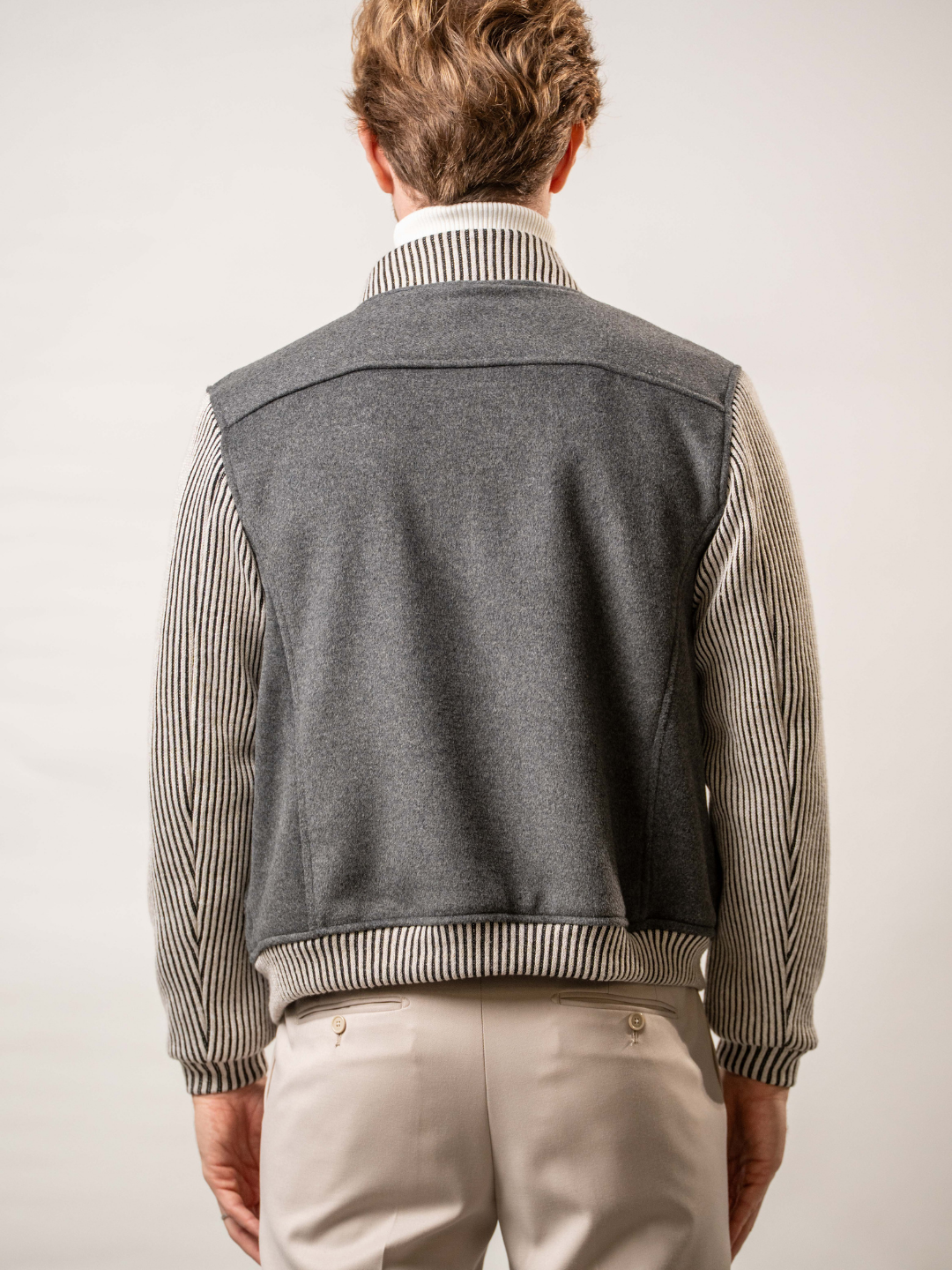 Giubbotto misto lana - Karl Mommoo