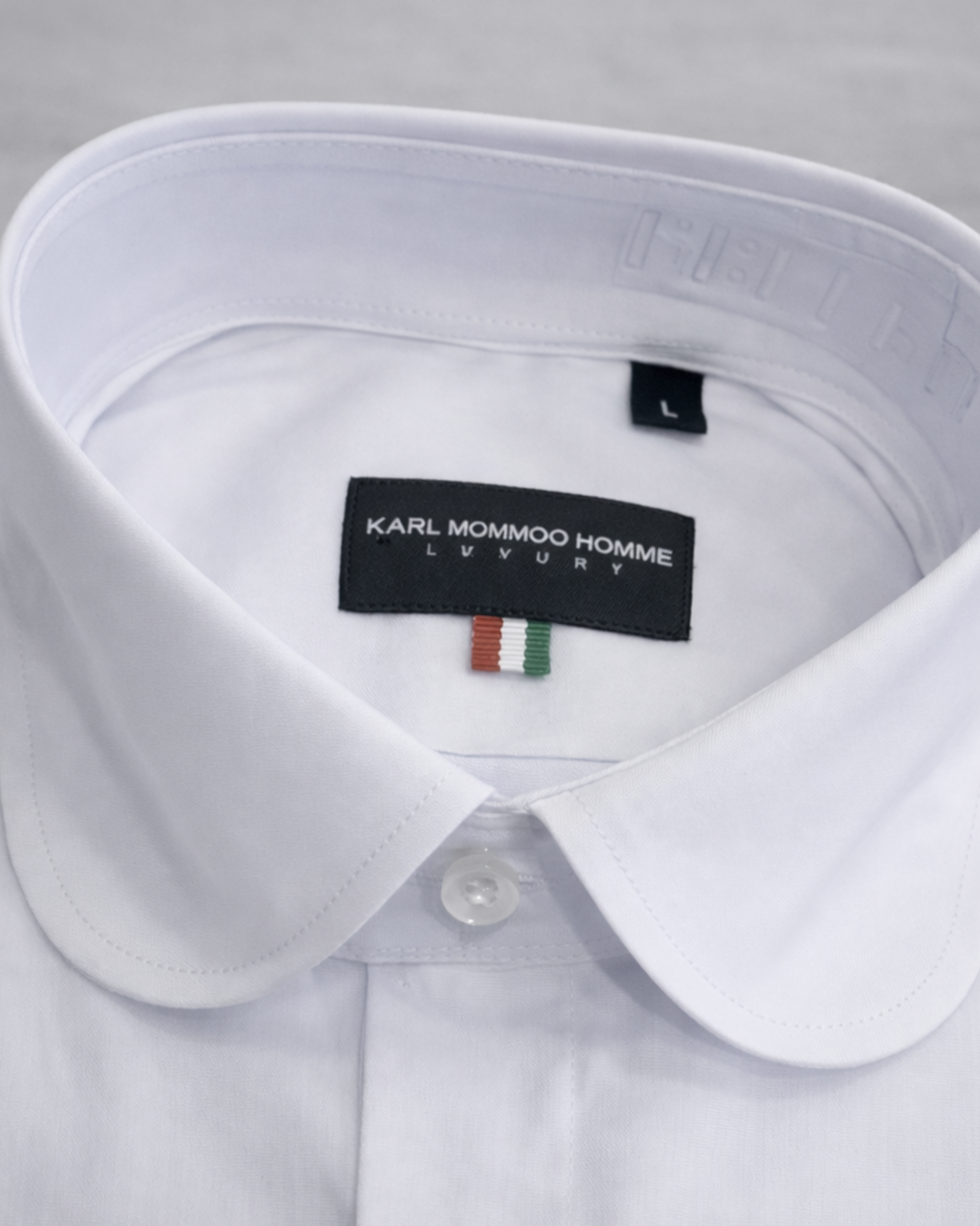 Camicia Uomo Collo Rotondo