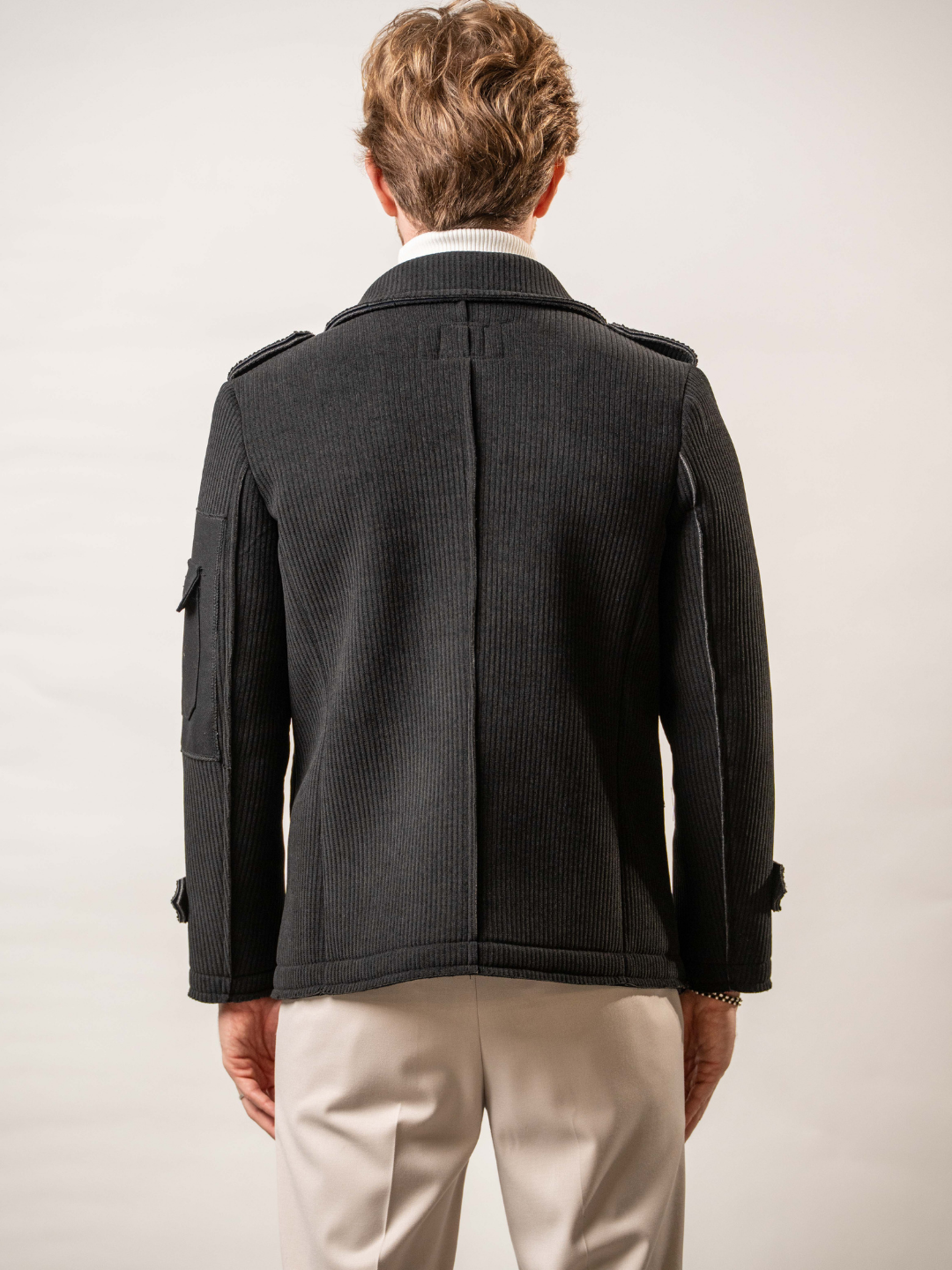 Cappotto in ciniglia taglio vivo – Karl Mommoo