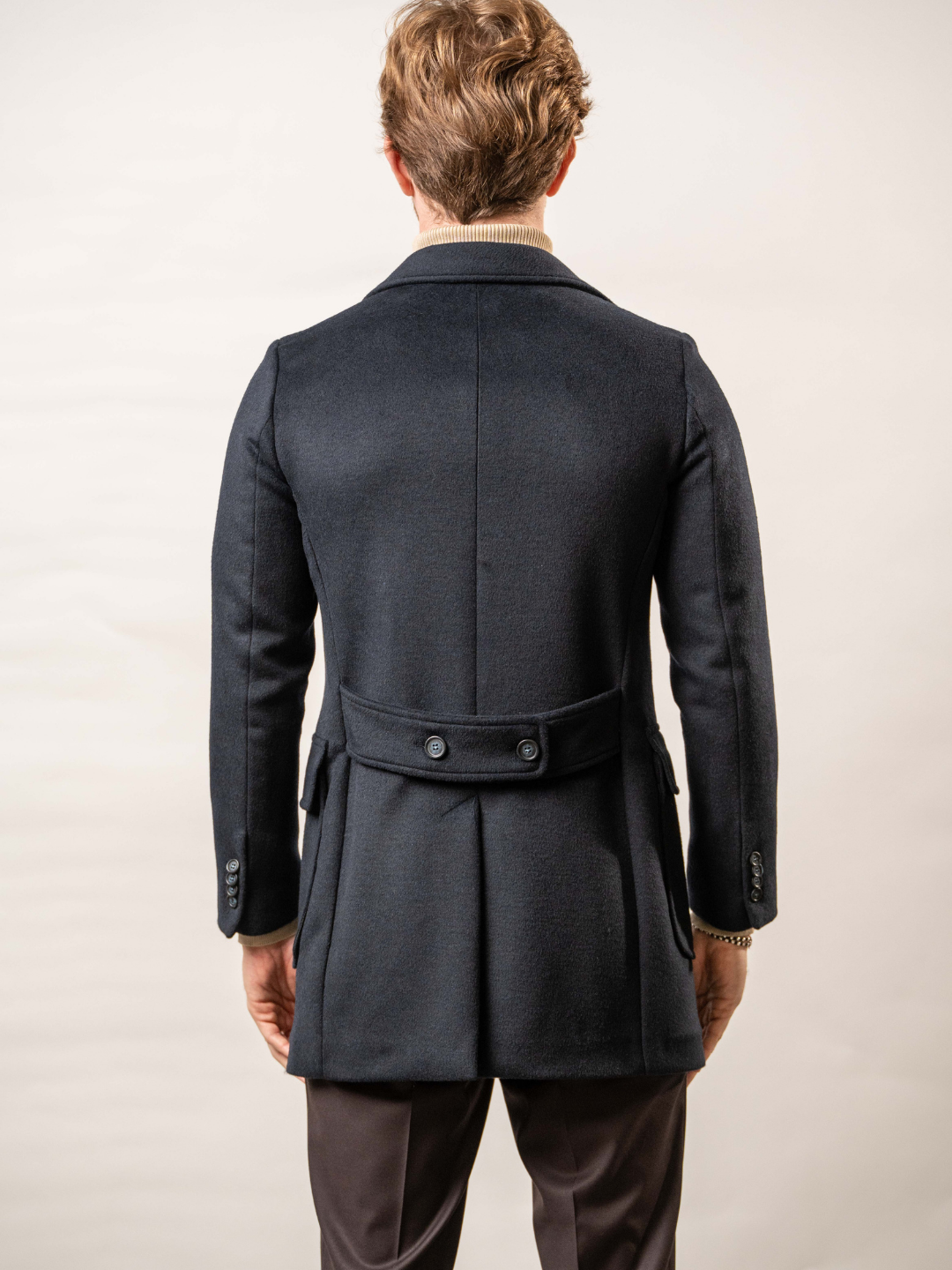 Cappotto doppiopetto in misto lana – Karl Mommoo