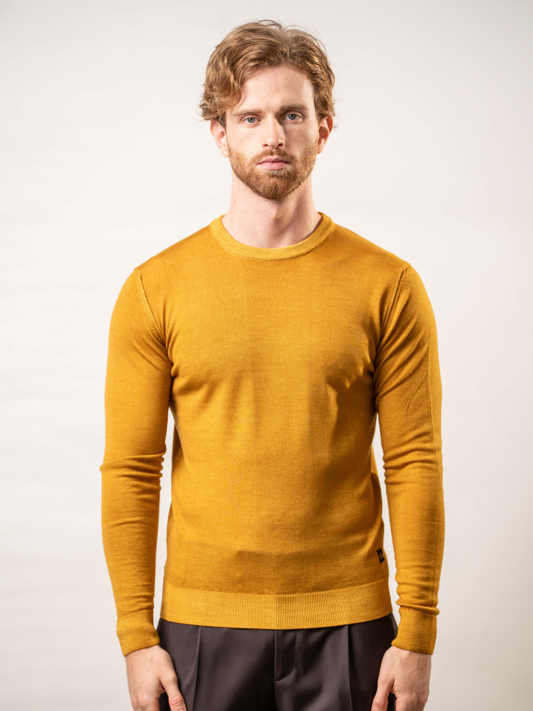Maglia girocollo in 100% lana merino – Karl Mommoo