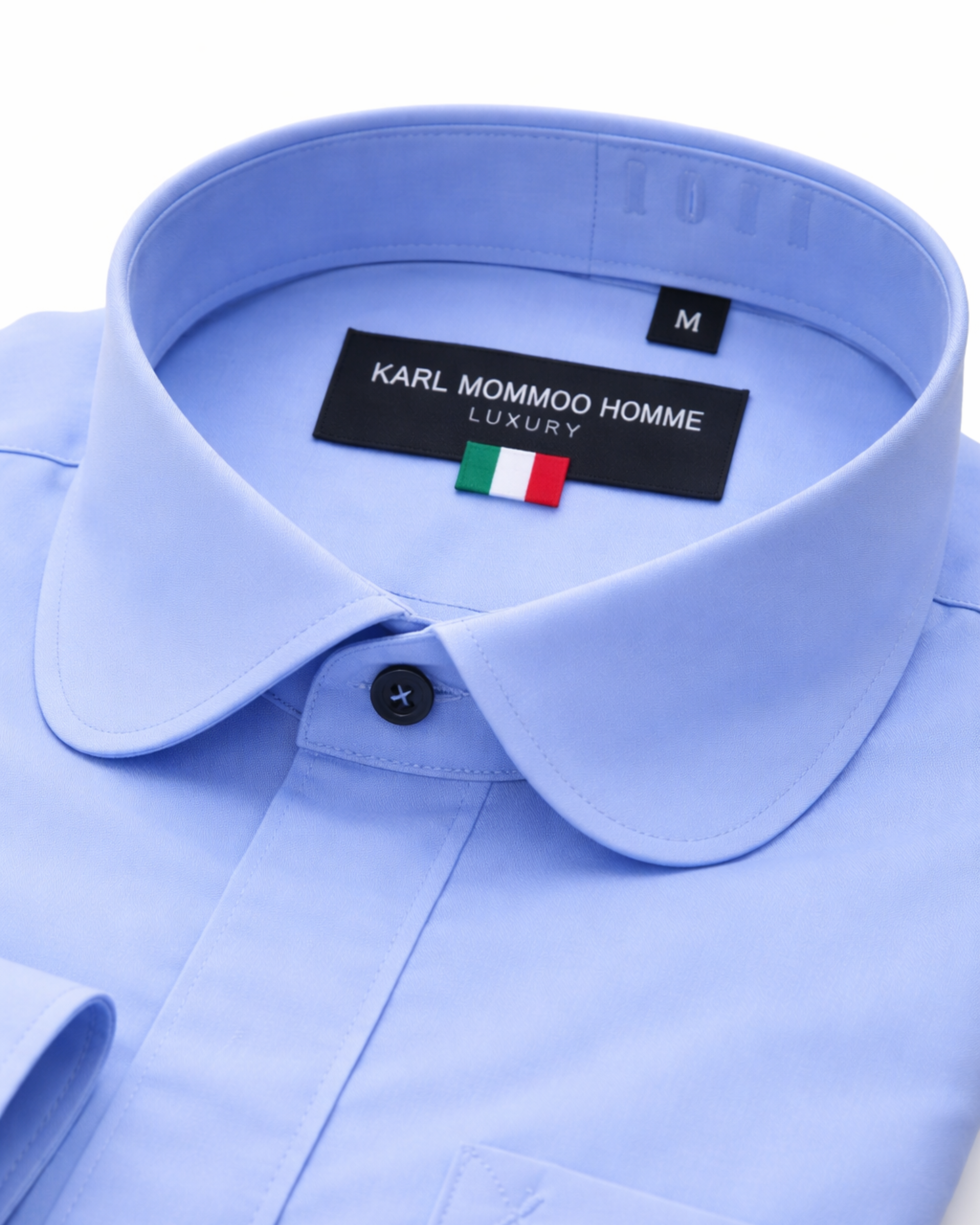 Camicia Uomo Collo Rotondo