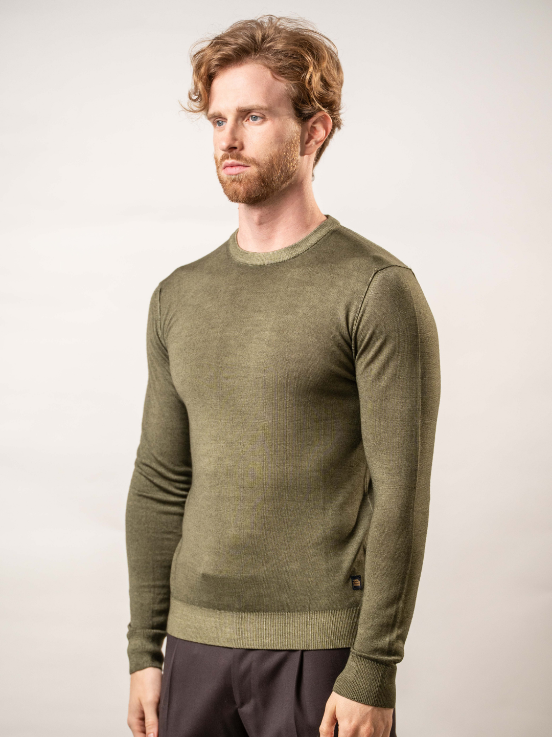 Maglia girocollo in 100% lana merino – Karl Mommoo
