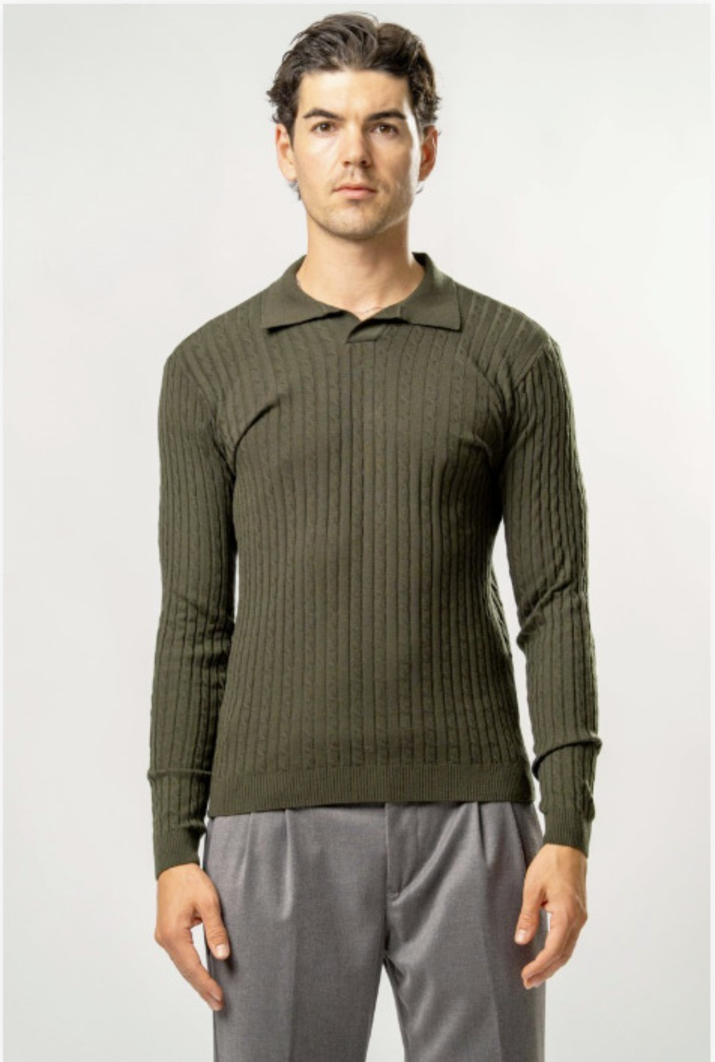 Maglia Polo Derby Uomo – Verde Militare