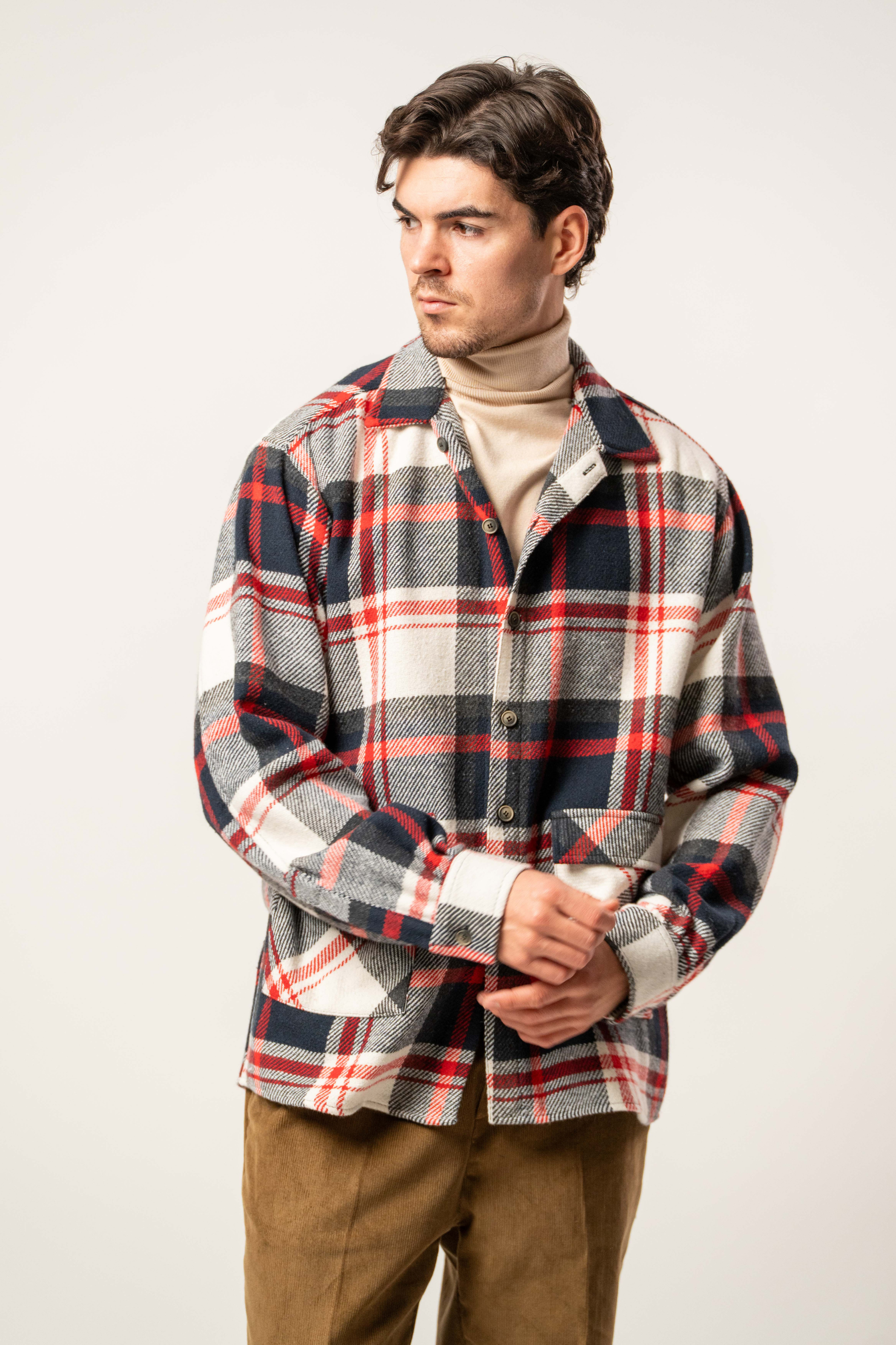 Camicia overshirt a quadri