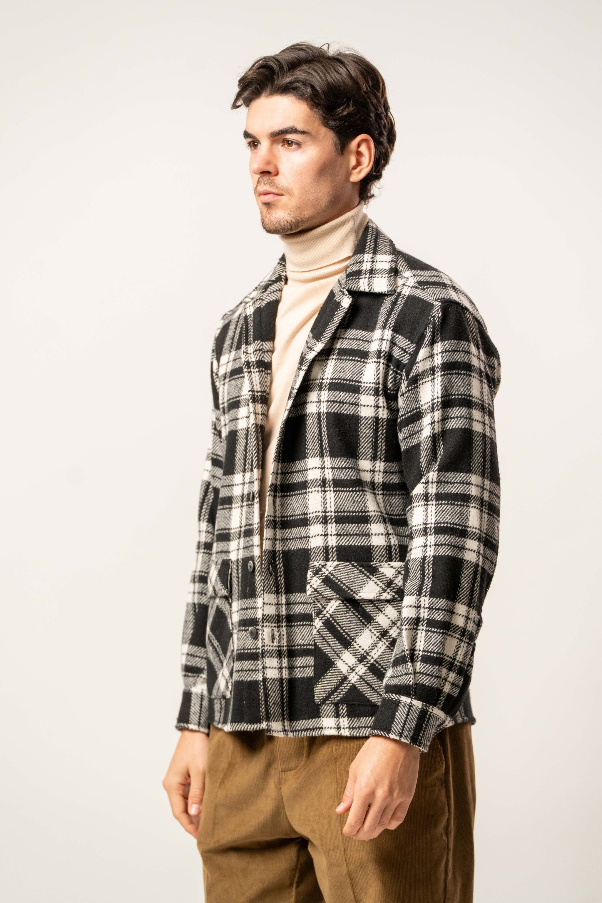 Camicia overshirt a quadri