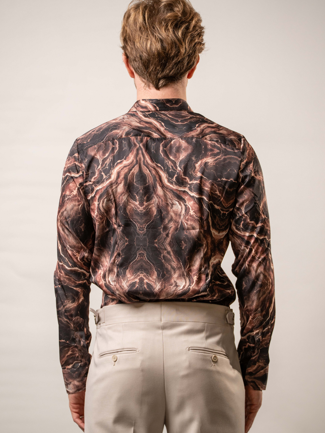 Camicia effetto marmo - Karl Mommoo