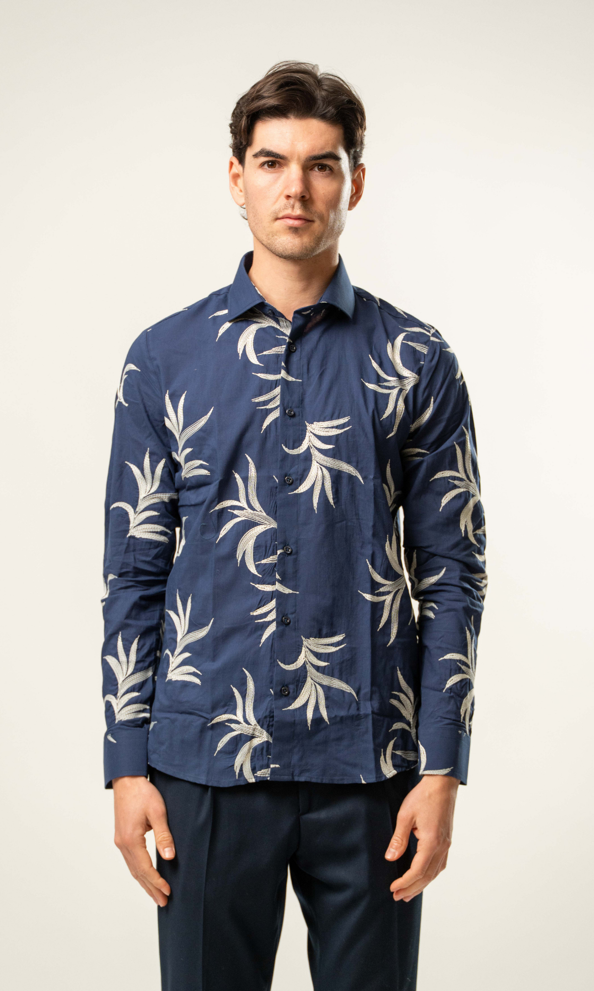 Camicia ricamo - Karl mommoo